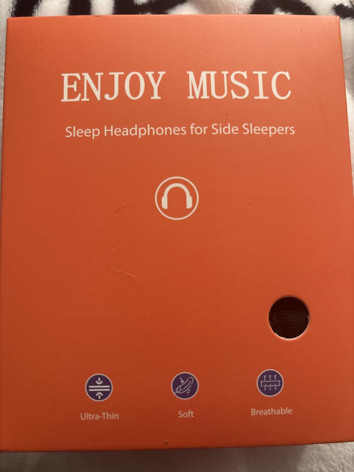 2-Pack Sleeping Headphones Wireless Bluetooth 5.4, Headband Headphones with Ultra-Thin Speakers, Bluetooth Headband for Side Sleepers, Running, Workout, Insomniac, Travel, Meditation customer photo 2