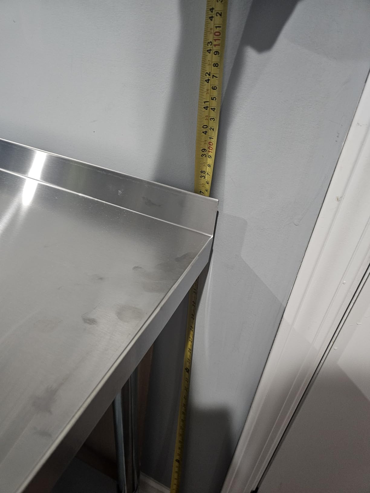HARDURA Stainless Steel Prep & Work Table 30 x 72 Inches NSF Heavy Duty Commercial with Undershelf and Backsplash, Galvanized Legs for Commercial Food Prep customer photo 2
