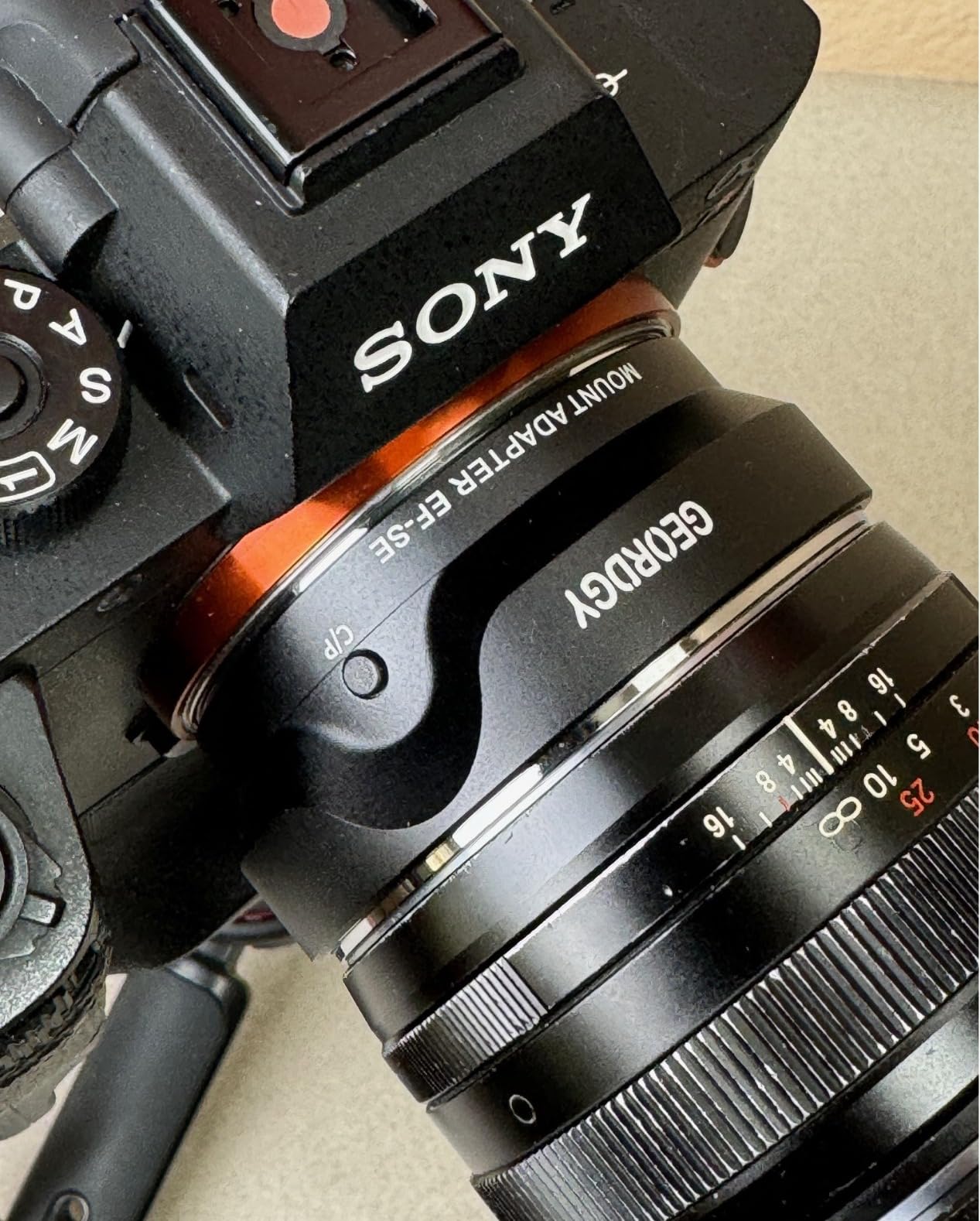 EF to Sony E Mount Adapter, Auto Focus Lens Converter Ring for Canon EF/EF-S Lens to Sony E Mount Camera A7III A7RIII A7IV A9 A6600 customer photo 1