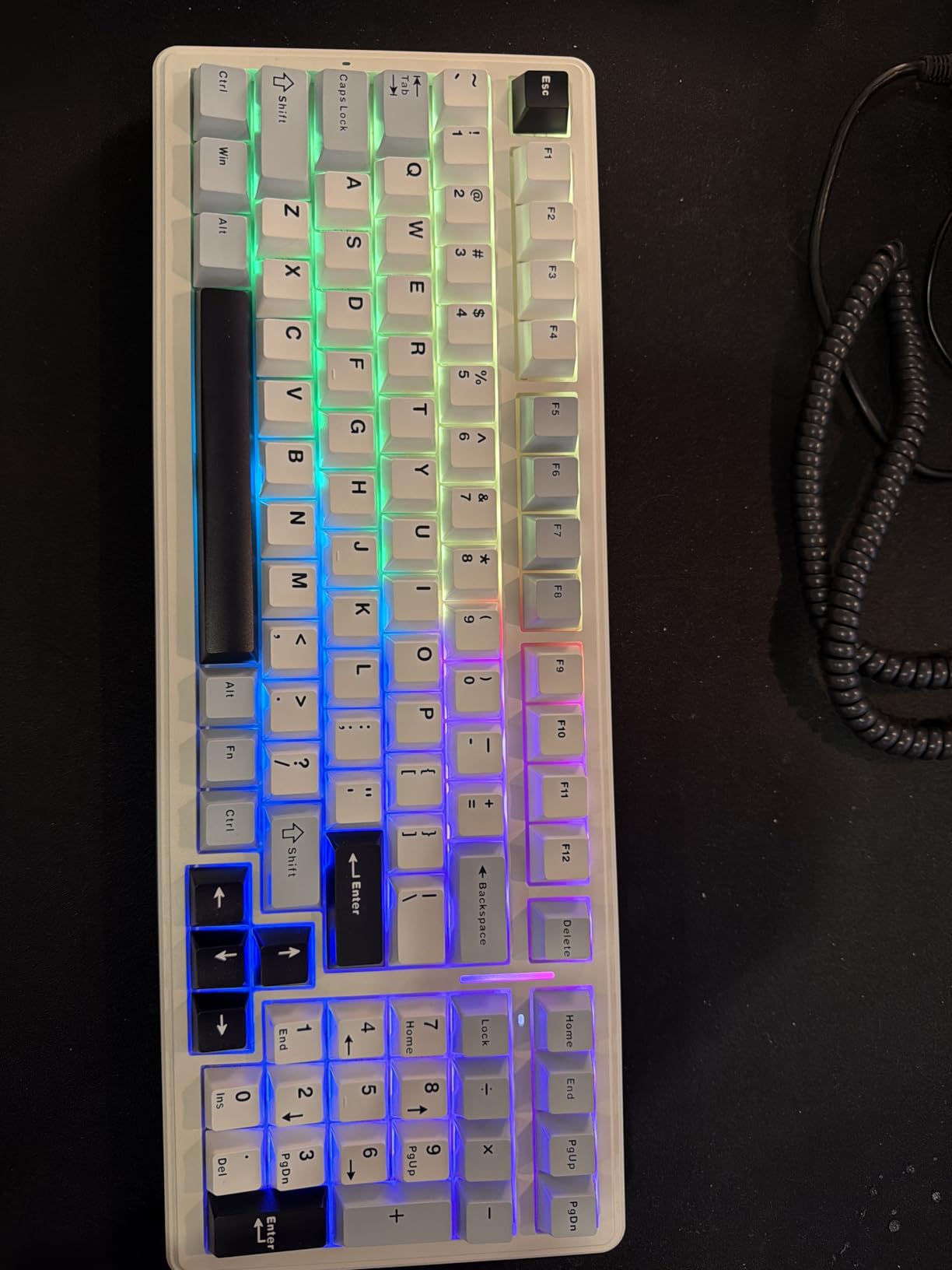 AULA F99 Wireless Mechanical Keyboard, Tri-Mode BT5.0/2.4GHz/USB-C Hot Swappable Custom Keyboard, Pre-lubed Linear Switches, RGB Backlit Gaming Keyboards for PC/Tablet/Xbox/PS4/PS5 customer photo 1