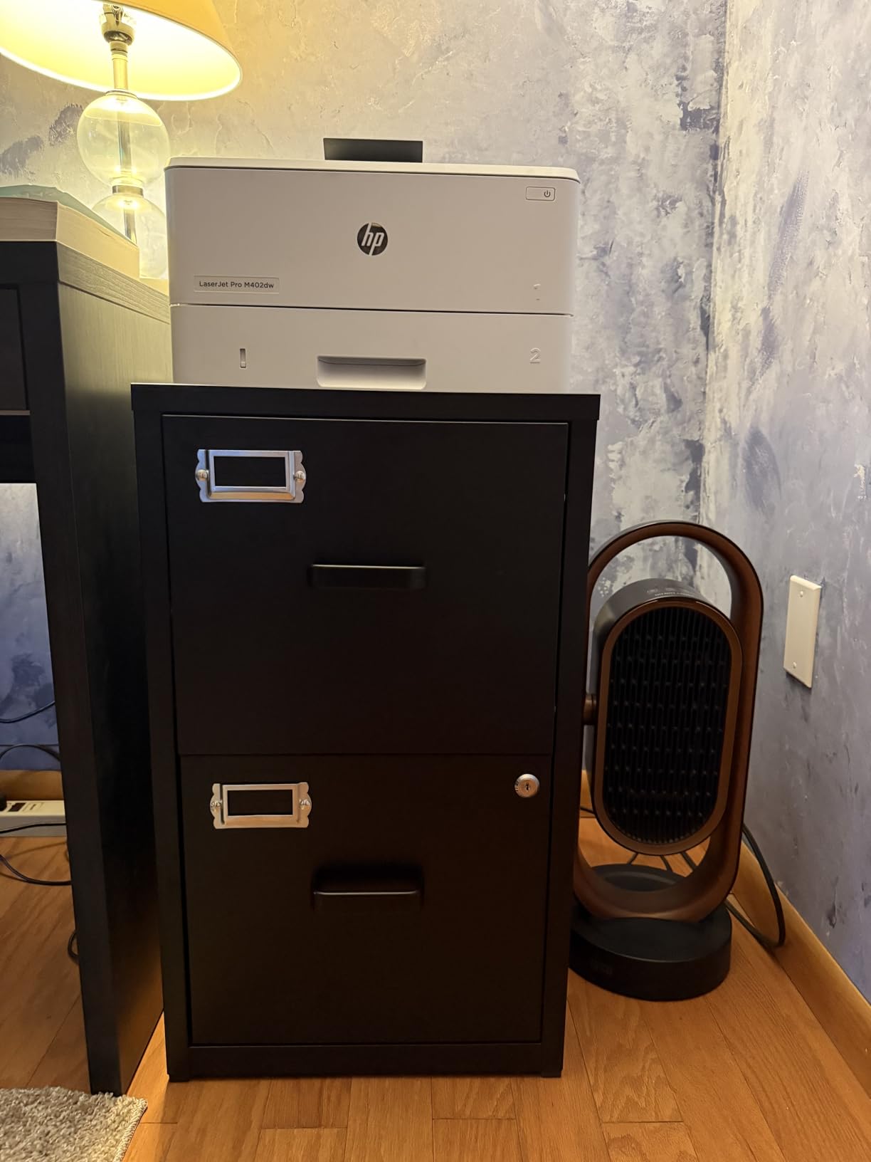 2 Drawer File Cabinet with Lock Vertical Filing Storage Cabinet Office Home Steel Vertical File Cabinets for Letter Size File Cabinet Locked, Assembly Required customer photo 1