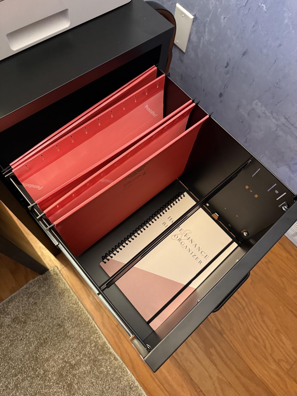 2 Drawer File Cabinet with Lock Vertical Filing Storage Cabinet Office Home Steel Vertical File Cabinets for Letter Size File Cabinet Locked, Assembly Required customer photo 2