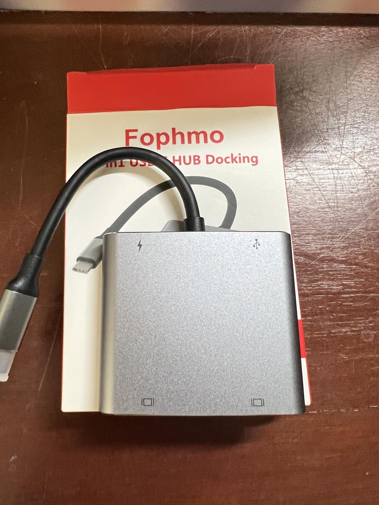 USB C to Dual HDTV Adapter, Fophmo 4K@60Hz HDTV Splitter Extend Display for Dual Monitors, macOS Only Allows Mirror Mode, Windows Allows Multi-Monitor Display 3 Separate Screens for 100W PD,USB-A Port customer photo 2