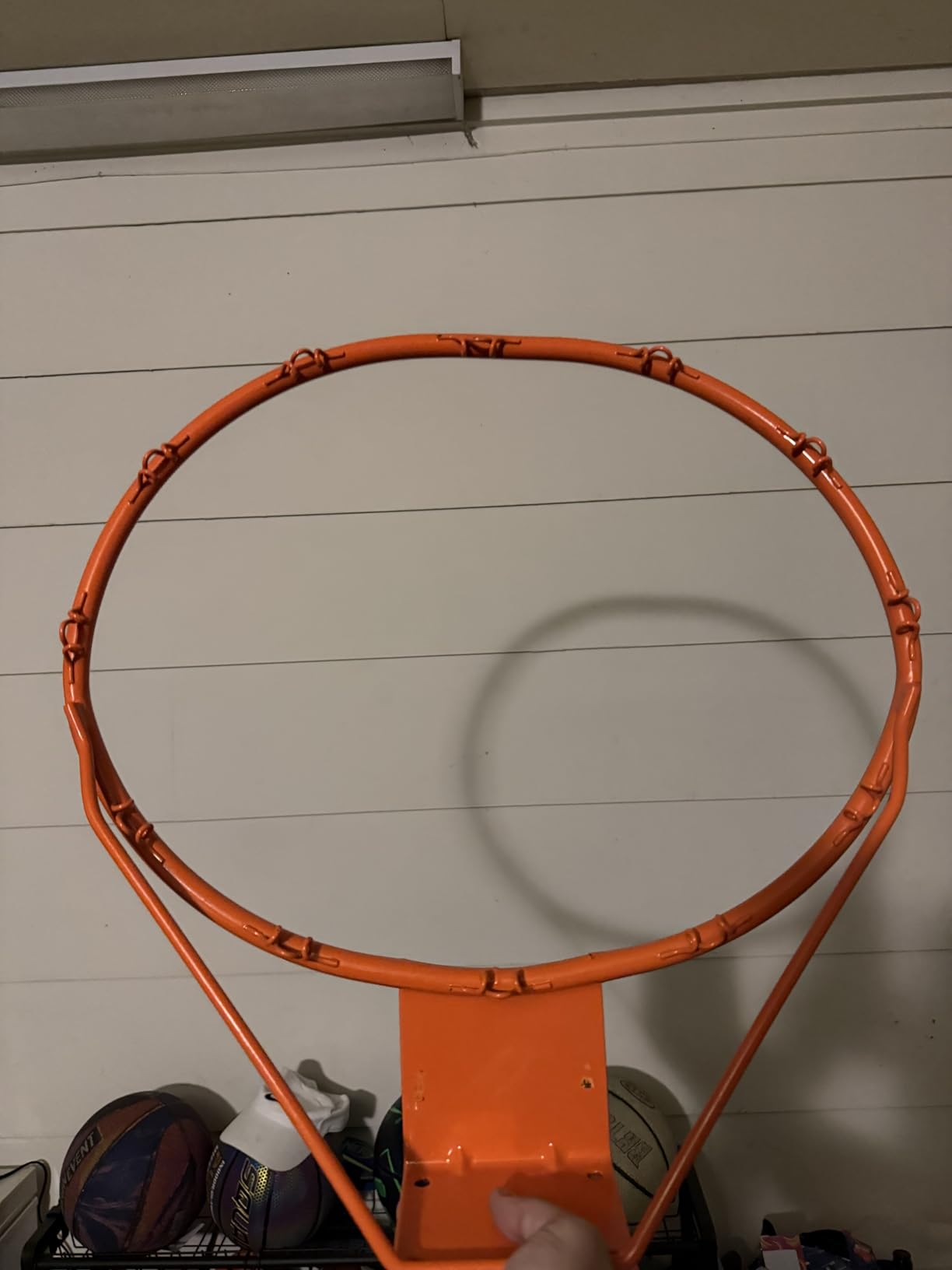 Basketball Hoop Outdoor Protable 40/44/48 Inch Impact Backboard, 4.8-10FT Height Adjustable Basketball Hoop Goal System with Wheels for Adults customer photo 2