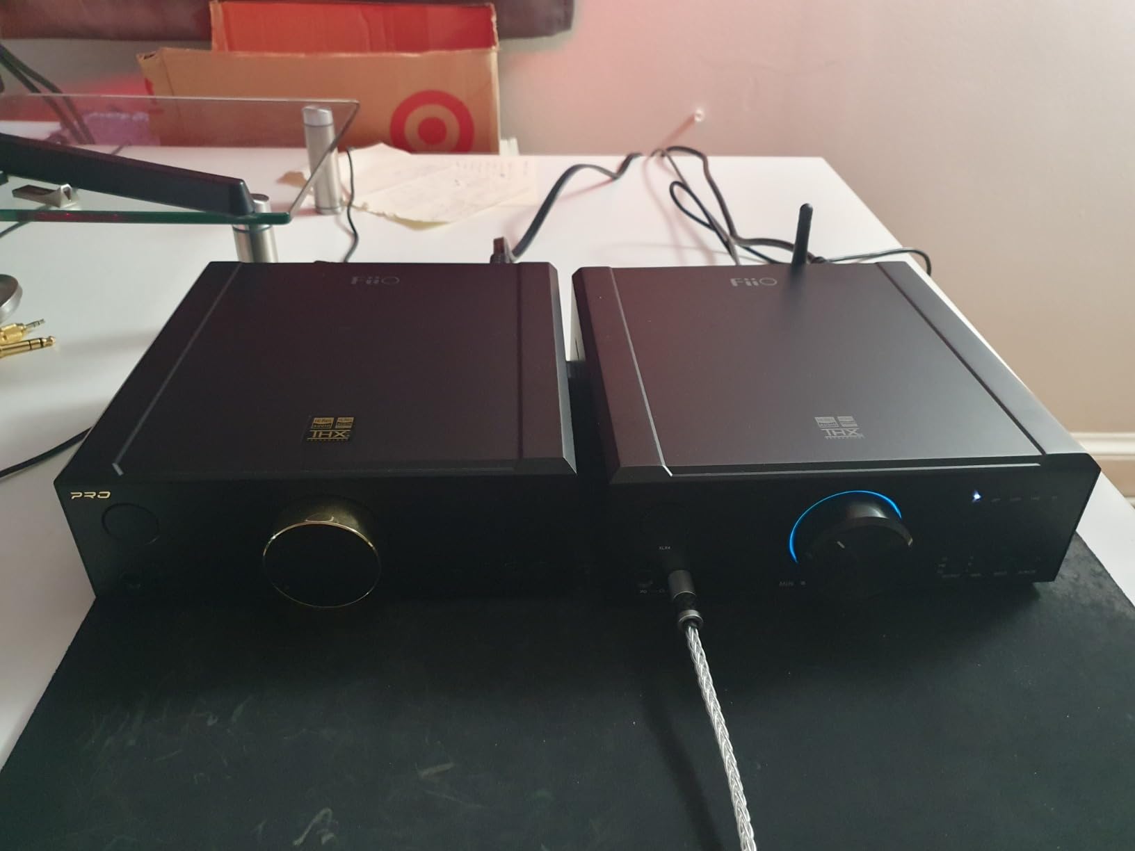 FiiO K7 Full Balanced HiFi DAC Headphone Amplifier AK4493S*2, XMOS XU208 PCM384kHz DSD256, USB/Optical/Coaxial/RCA Inputs, 6.35mm/4.4mm Output customer photo 1