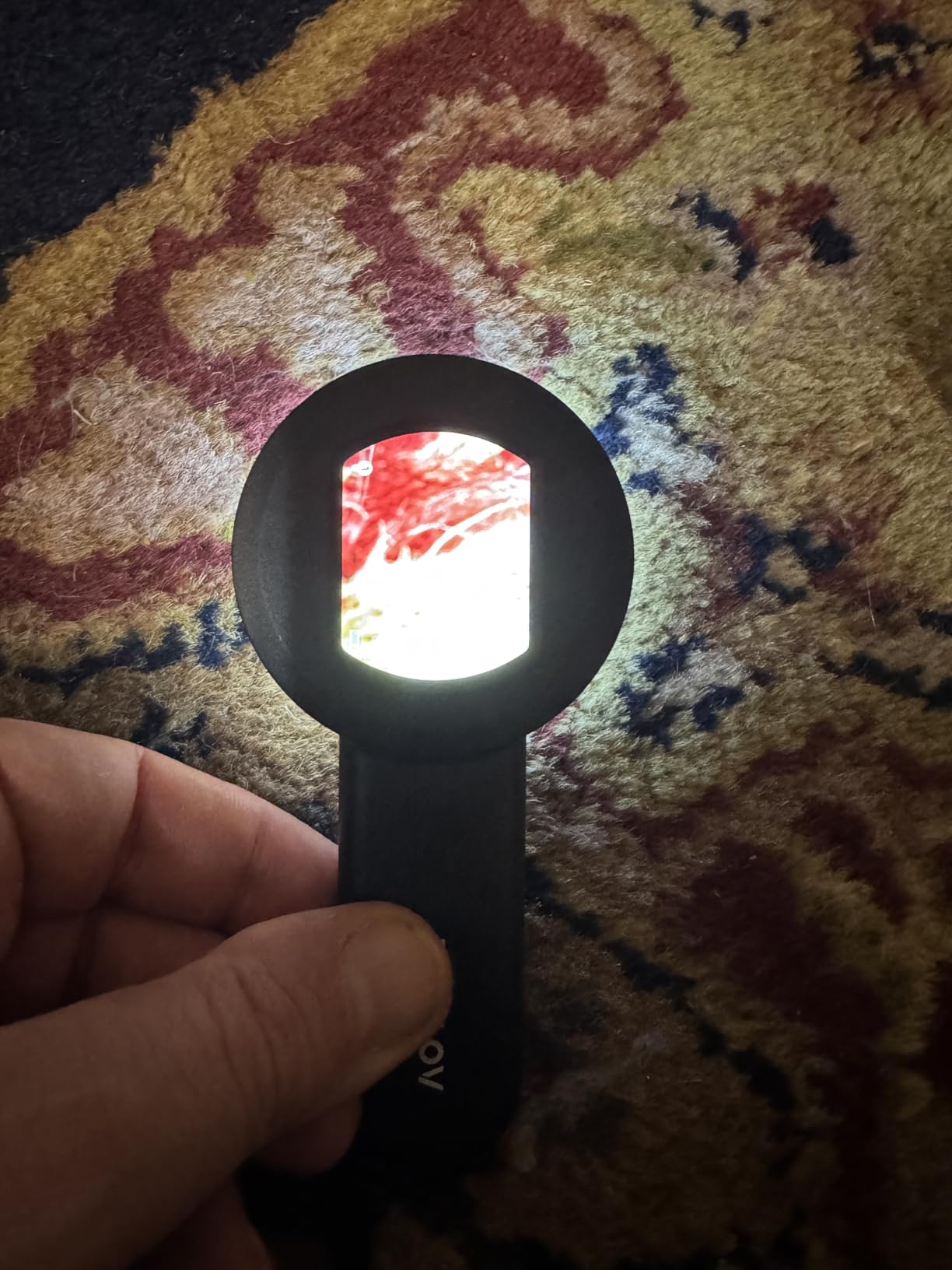TOMLOV P10 Microscope for Adults Kids, Portable 100X Illuminated Jewelers Loupe, Handheld Coin Magnifier with Light customer photo 2