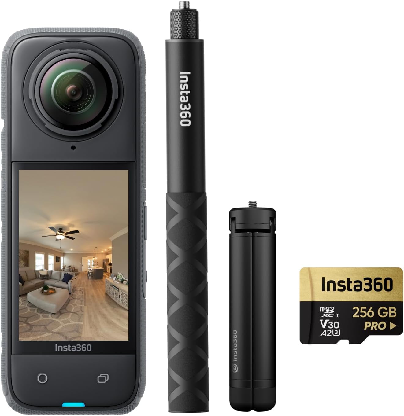 Insta360 X4 Virtual Tour Bundle - 72MP 360 HDR Photo, Standard Lens Guards, 2290mAh Battery, Supports Zillow, Floorfy, Realsee, Kuula, 3DVista, GoThru, OpenSpace, DroneDeploy & More customer photo 1
