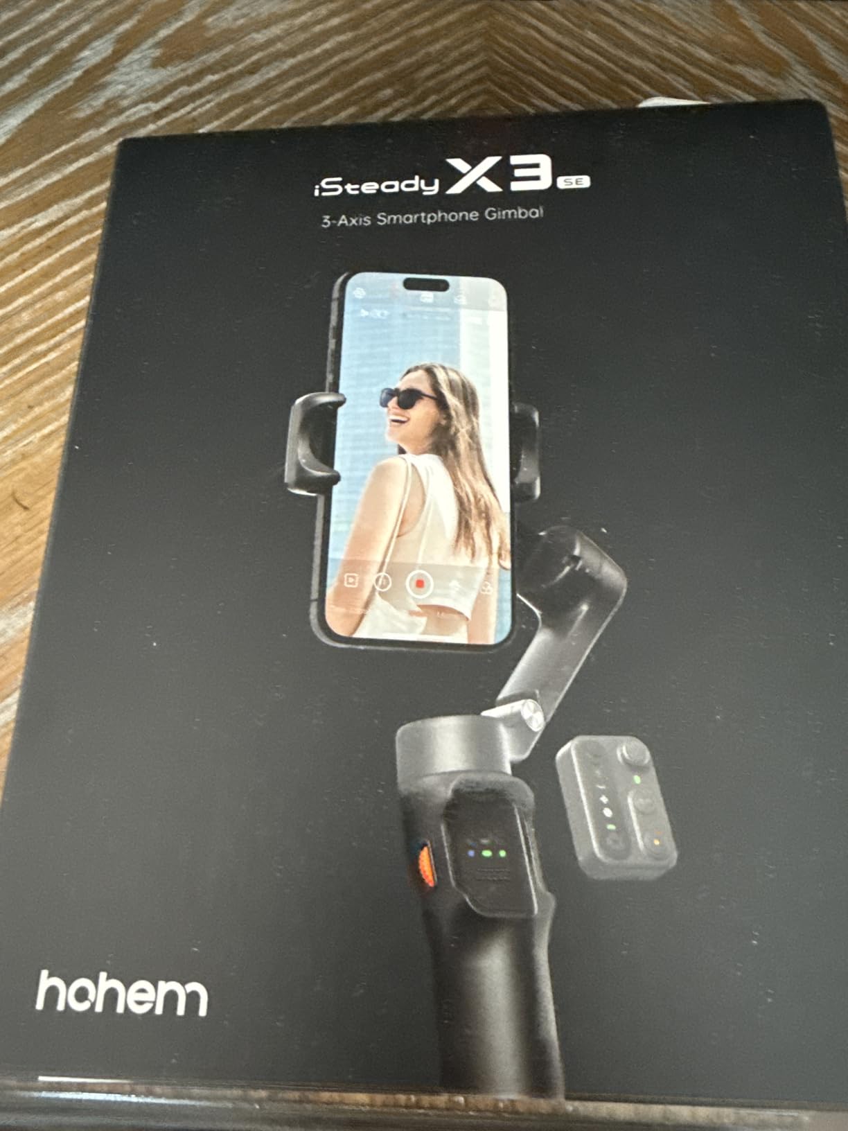 hohem iSteady X3 SE Gimbal Stabilizer for iPhone, Phone Stabilizer with Detachable Remote Control, Portable Foldable 3-Axis Phone Gimbal for Android & iPhone 16 15 Pro Max, Ideal for Travel Vlogging customer photo 2