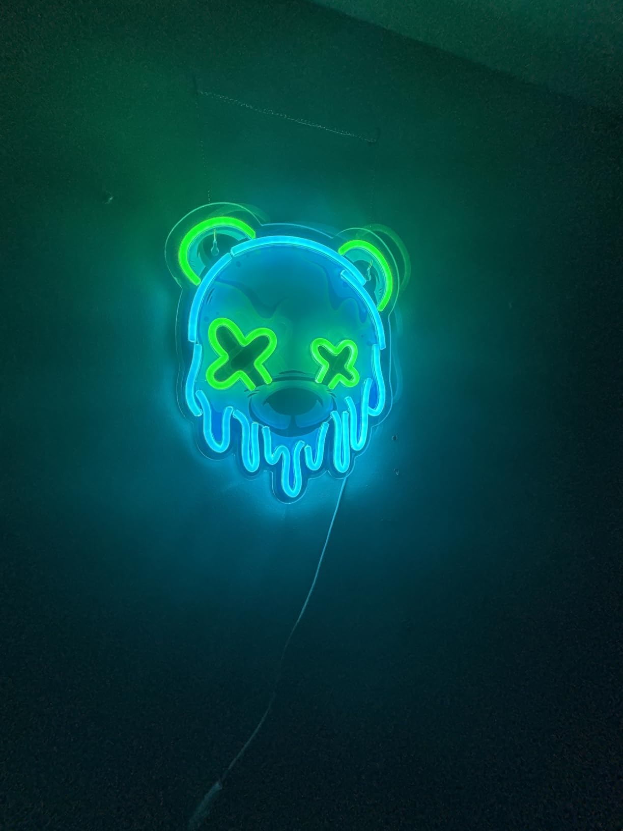 Ice Bear Neon Sign, Cool Led Sign for Wall Decor - Usb Powered, Adjustable Brightness Anime Bear Led Light for Bedroom, Bar, Pub, Party, Man Cave Decor customer photo 1