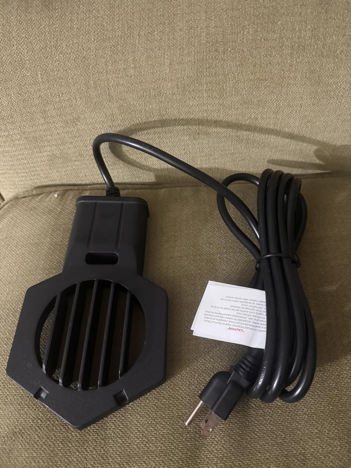 500W Pond Heater Submergible De-icer Cast Aluminum Stock Tank Heater for Livestock/Horse/Fish/Bird Bath Winter Outdoor customer photo 2