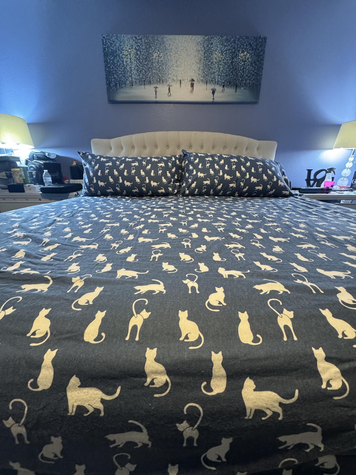 ZOYER Flannel Sheets Queen Size - 100% Cotton Double Brushed Bed Sheets, Deep Pockets 16 Inches Queen Sheet Set, All Seasons Breathable & Extra Soft - Warm & Cozy, 4 Piece, French Garden customer photo 1