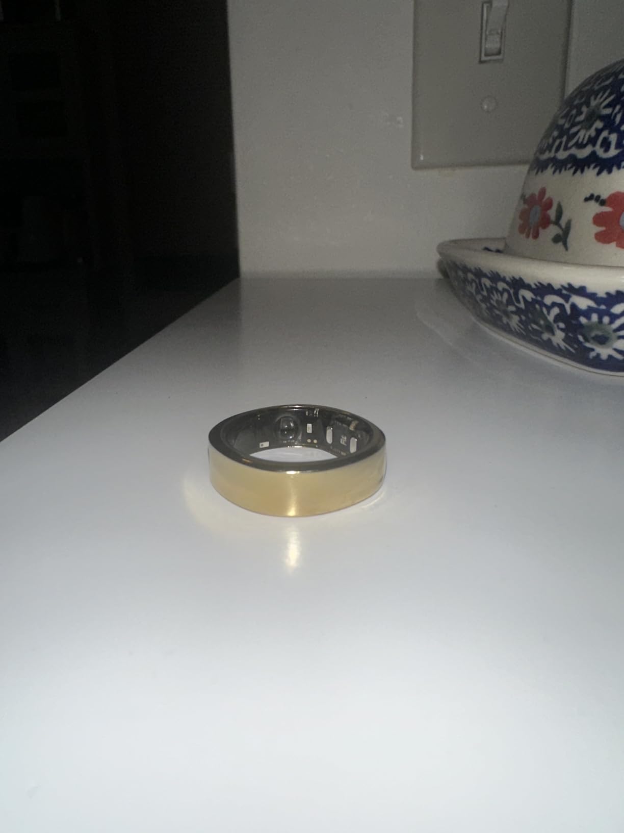 RingConn Gen 2, World's First Smart Ring with Sleep Apnea Monitoring, No APP Subscription, 12-Day Battery Life, Stress/Heart Rate/Women's Health Tracker, Android & iOS Compatible (Gold, Size 9) customer photo 1