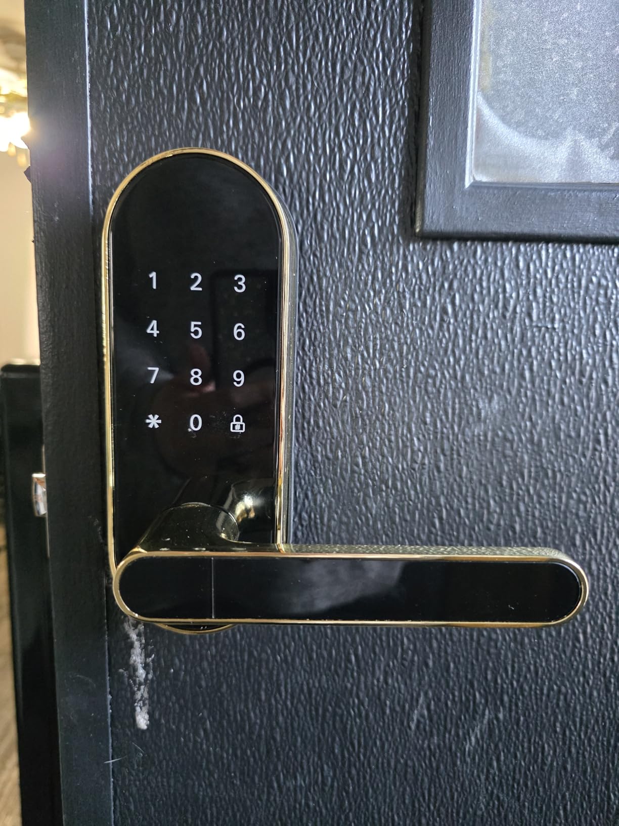 Keyless Entry Keypad Smart Door Lock with Handle & Knob - Digital Deadbolt for Front, Bedroom, Office & Interior Doors, App Control for Airbnb, Guests & Kids, Easy DIY Install customer photo 1