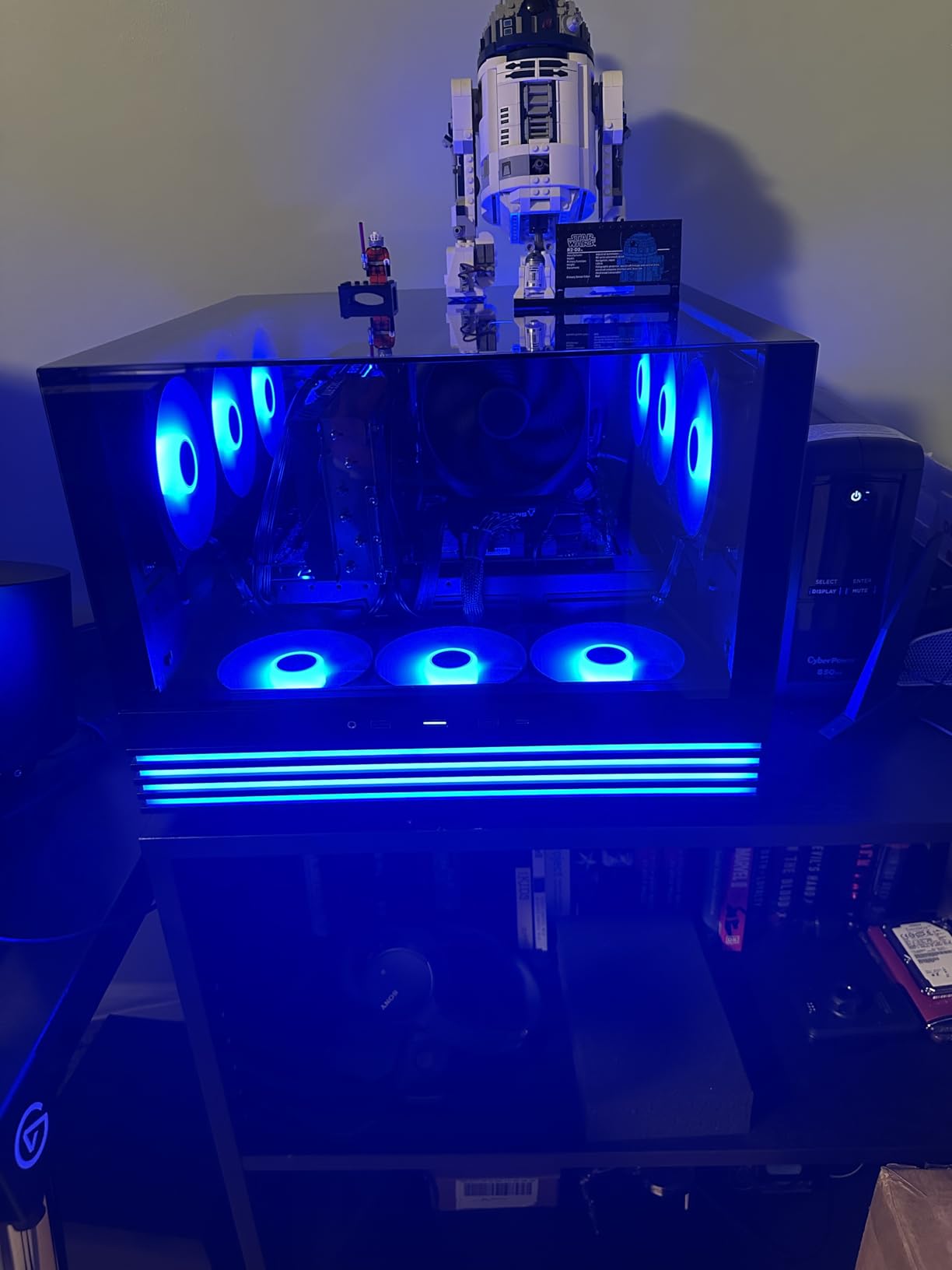 be quiet! Light Wings LX 120mm PWM high-Speed Triple Pack, 3 Fans Included, Illuminated hub, Multiple Colors and Modes, Optimized Fan Blades for Extraordinary air Pressure, Daisy Chain Option customer photo 2