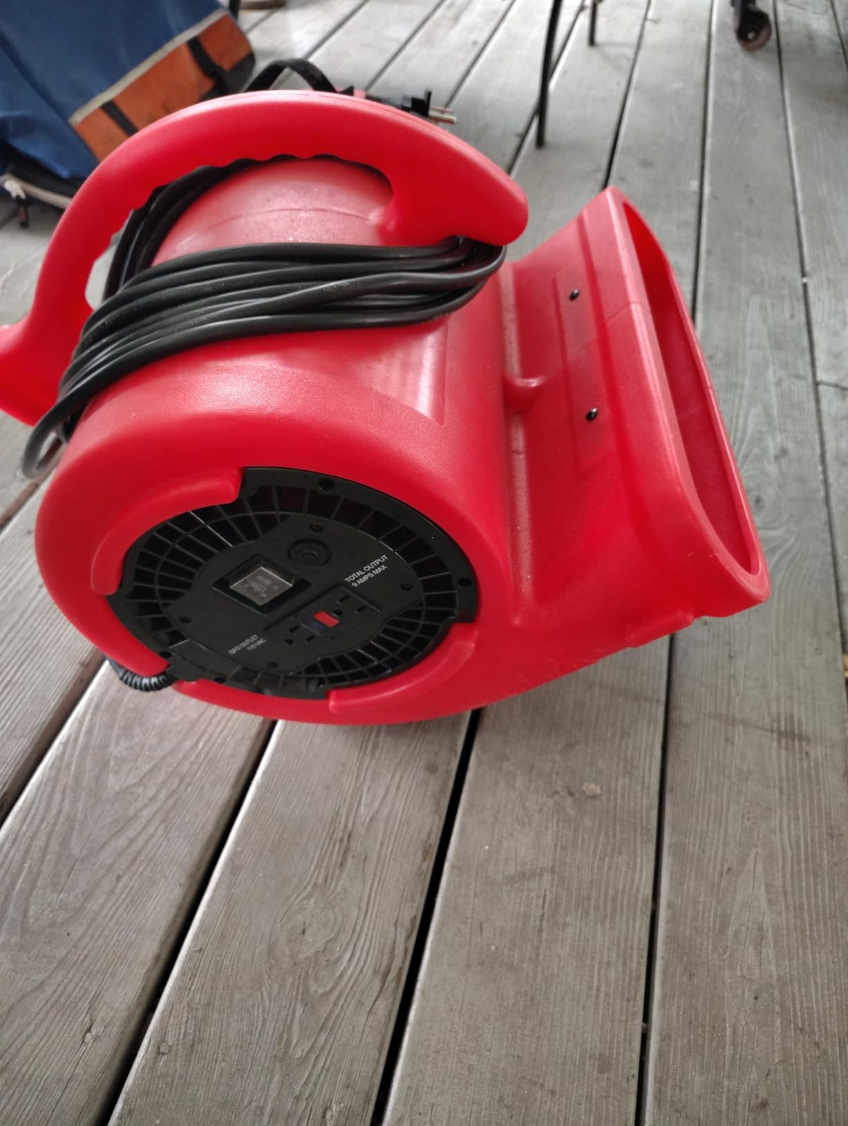 B-Air VPX34 1/3 HP Air Mover Commercial Floor Fan, Daisy Chainable, Stackable, 2 Speeds, 3 Drying Angles, 2.9 Amp Draw, for Water Damage Restoration, Carpet Drying, Air Circulation, Green customer photo 1