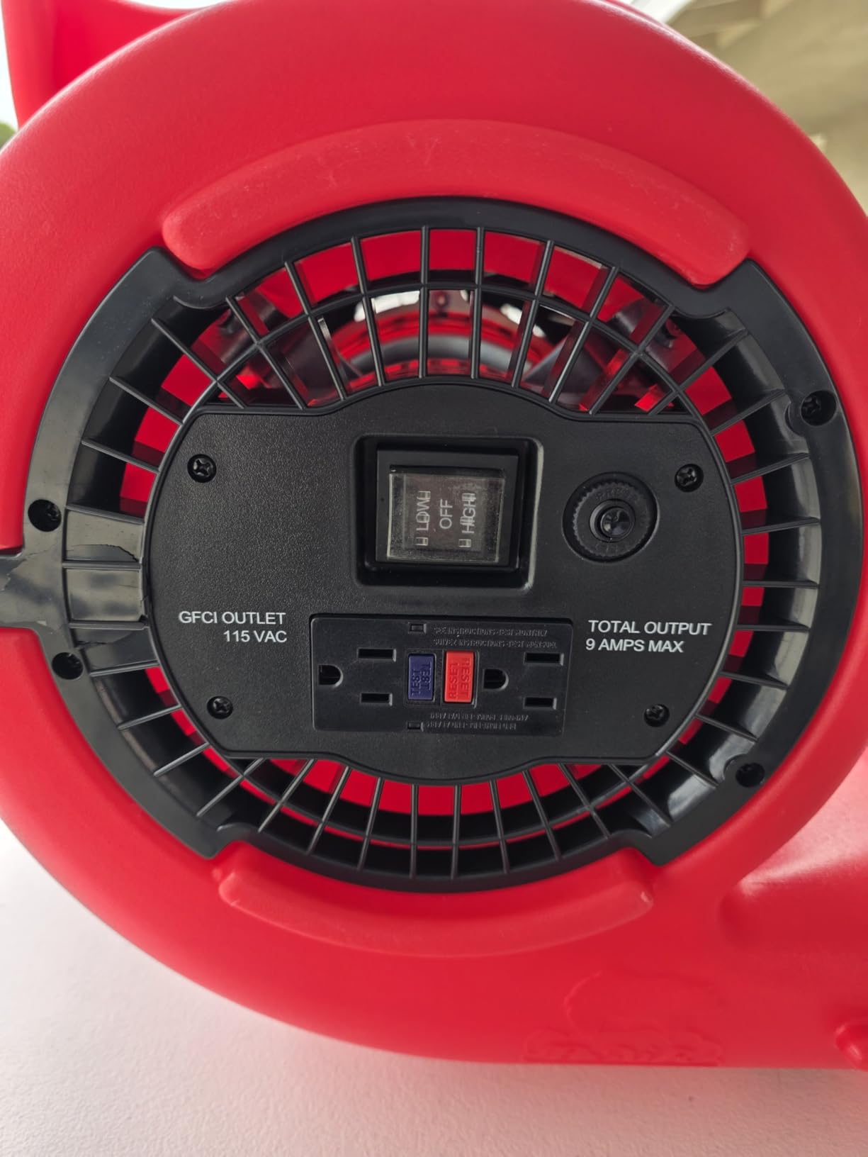 B-Air VPX34 1/3 HP Air Mover Commercial Floor Fan, Daisy Chainable, Stackable, 2 Speeds, 3 Drying Angles, 2.9 Amp Draw, for Water Damage Restoration, Carpet Drying, Air Circulation, Green customer photo 2