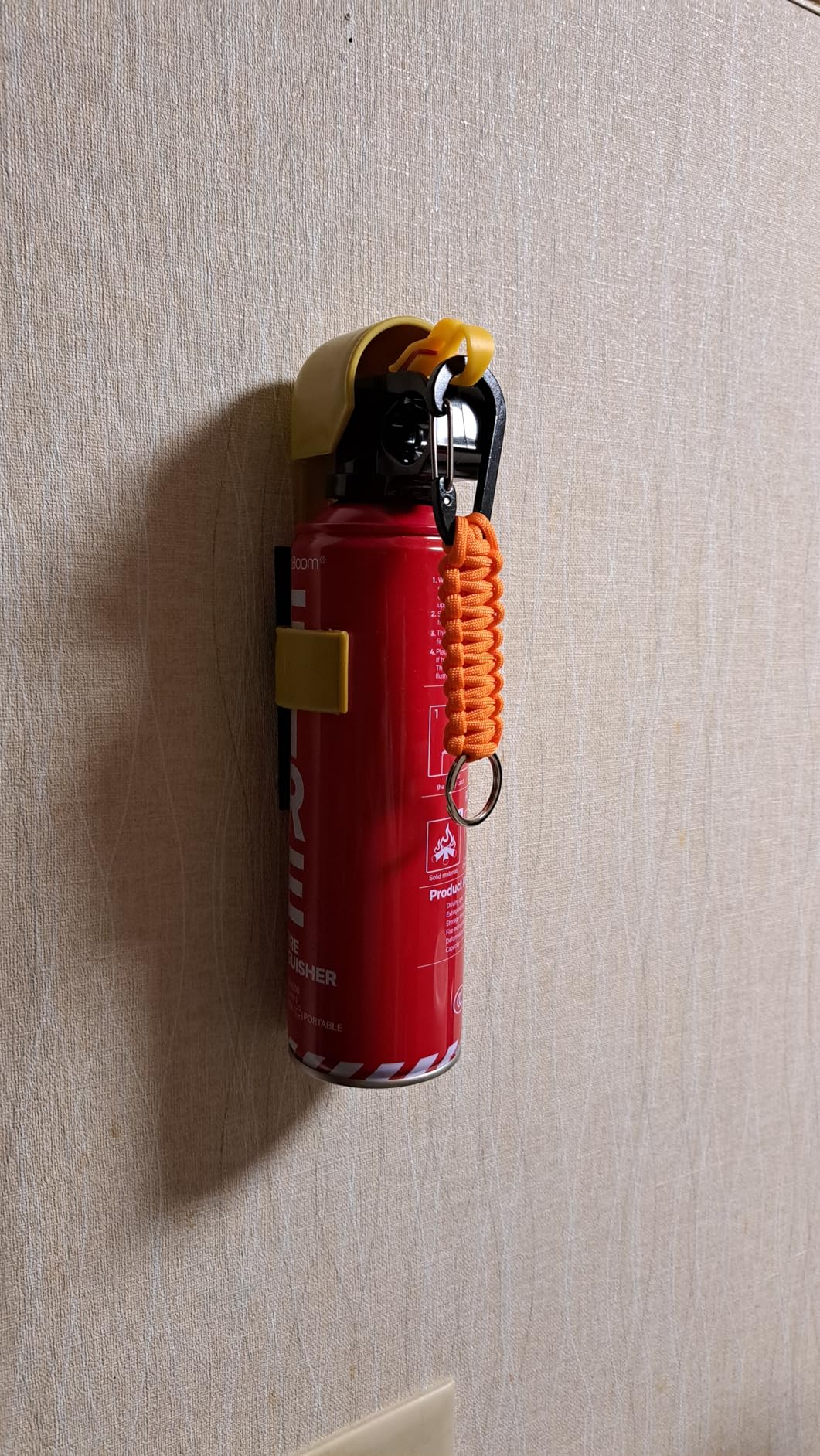 AmzBoom Fire Extinguisher for Home, Car, Kitchen, and Boat 3-Pack, Portable Extinguishing Aerosol Spray Compact A, B, C, K - Includes Mounting Brackets for Easy Access. customer photo 1