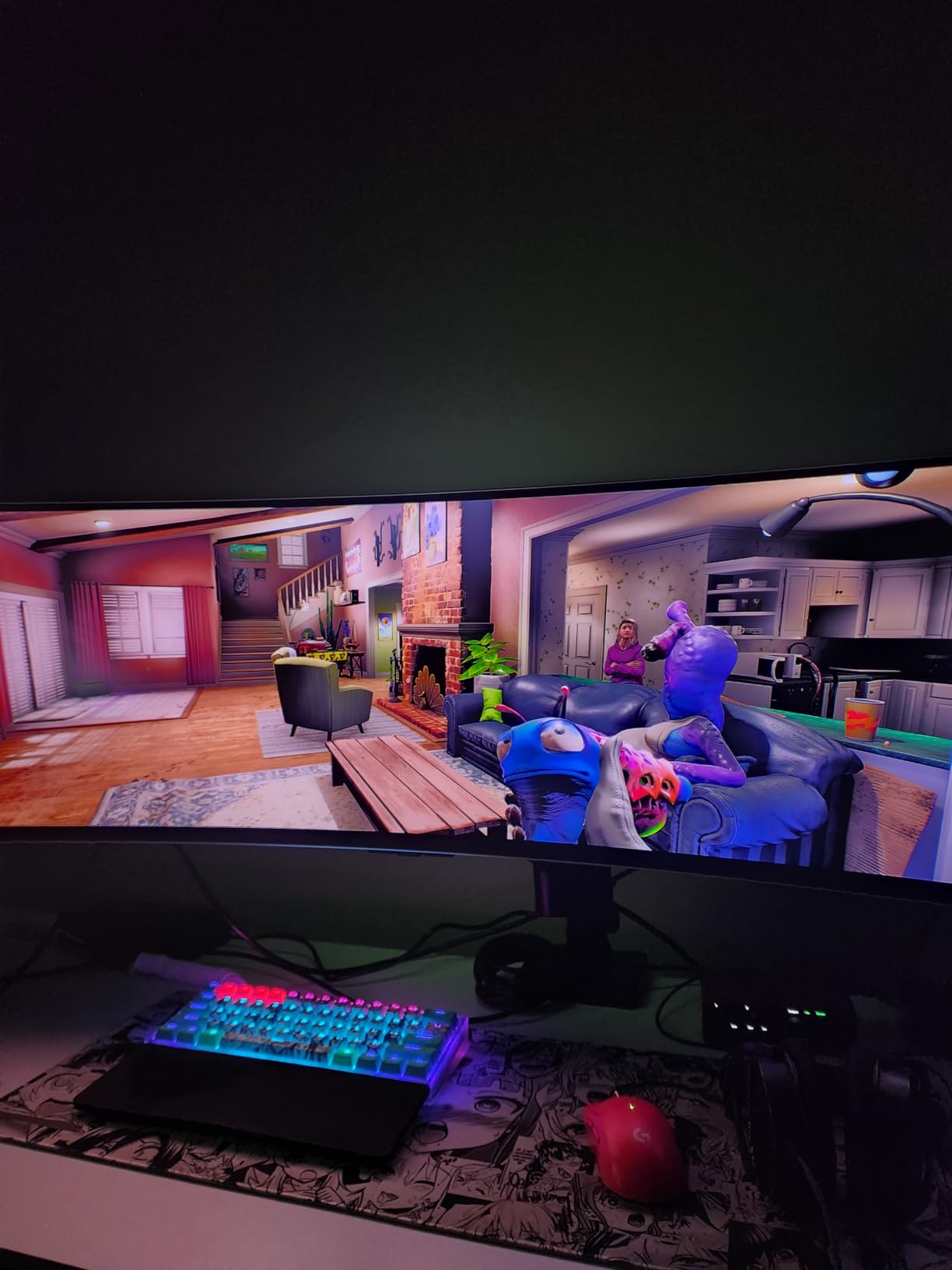 49-Inch Odyssey G9 (G95SD) Series QD-OLED G-Sync Compatible Curved Gaming Monitor, 240Hz, 0.03ms, Dual QHD, Glare Free, FreeSync Premium Pro, Ergonomic Stand, LS49DG956SNXGO, 2024, 3 Yr Warranty customer photo 1