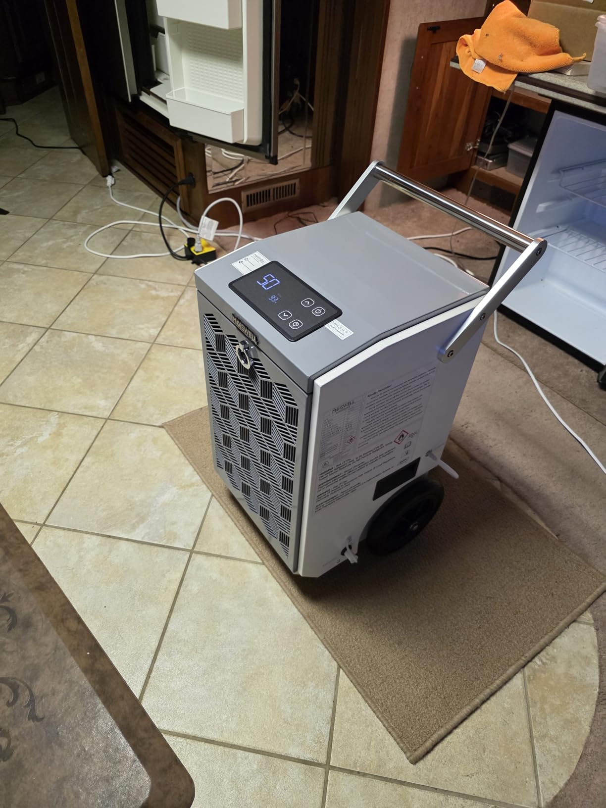 260 Pints Commercial Dehumidifier with Pump and Drain Hose for Basements, Heavy Duty Commercial Grade Dehumidifiers for Large Spaces, Warehouse, Industry Water Damage Unit, Auto Defrost customer photo 2