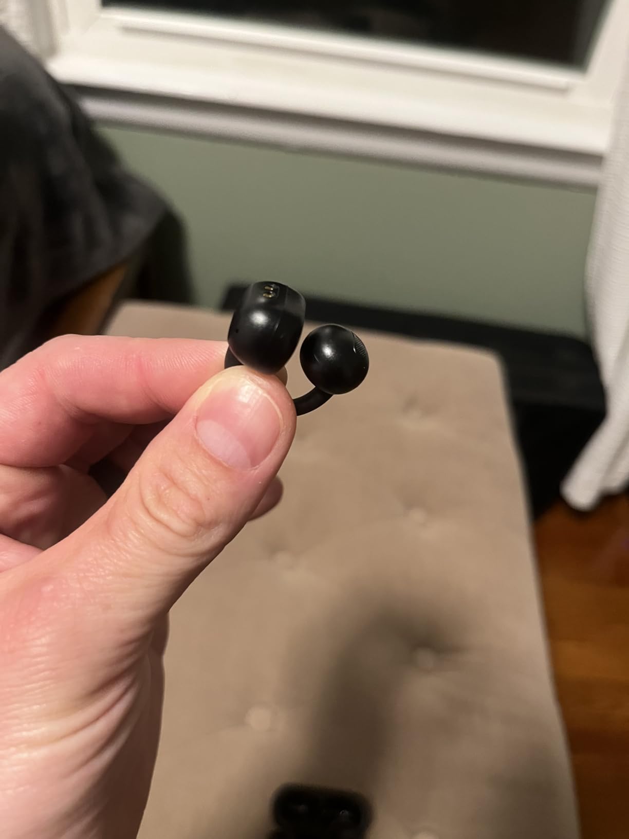 TOZO OpenEarRing True Open Ear Earbuds, Lightweight Comfort Open Ear Clip Wireless Earbuds, 40H Play Bluetooth 5.4 Headphones customer photo 1