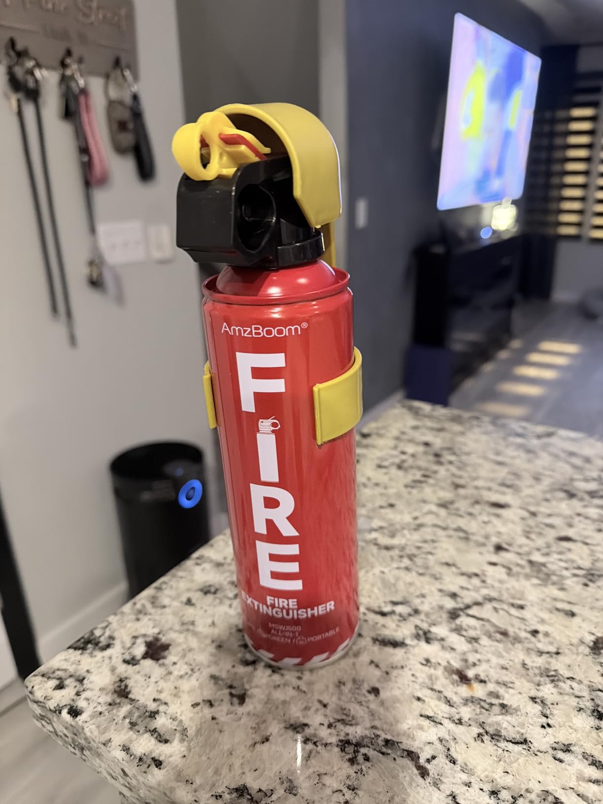Fire Extinguisher for Home 1Pack, Kitchen, Car, and Grill, Compact Water-Based A, B, C, K Extinguisher with 6-Year Warranty and Easy Storage customer photo 1