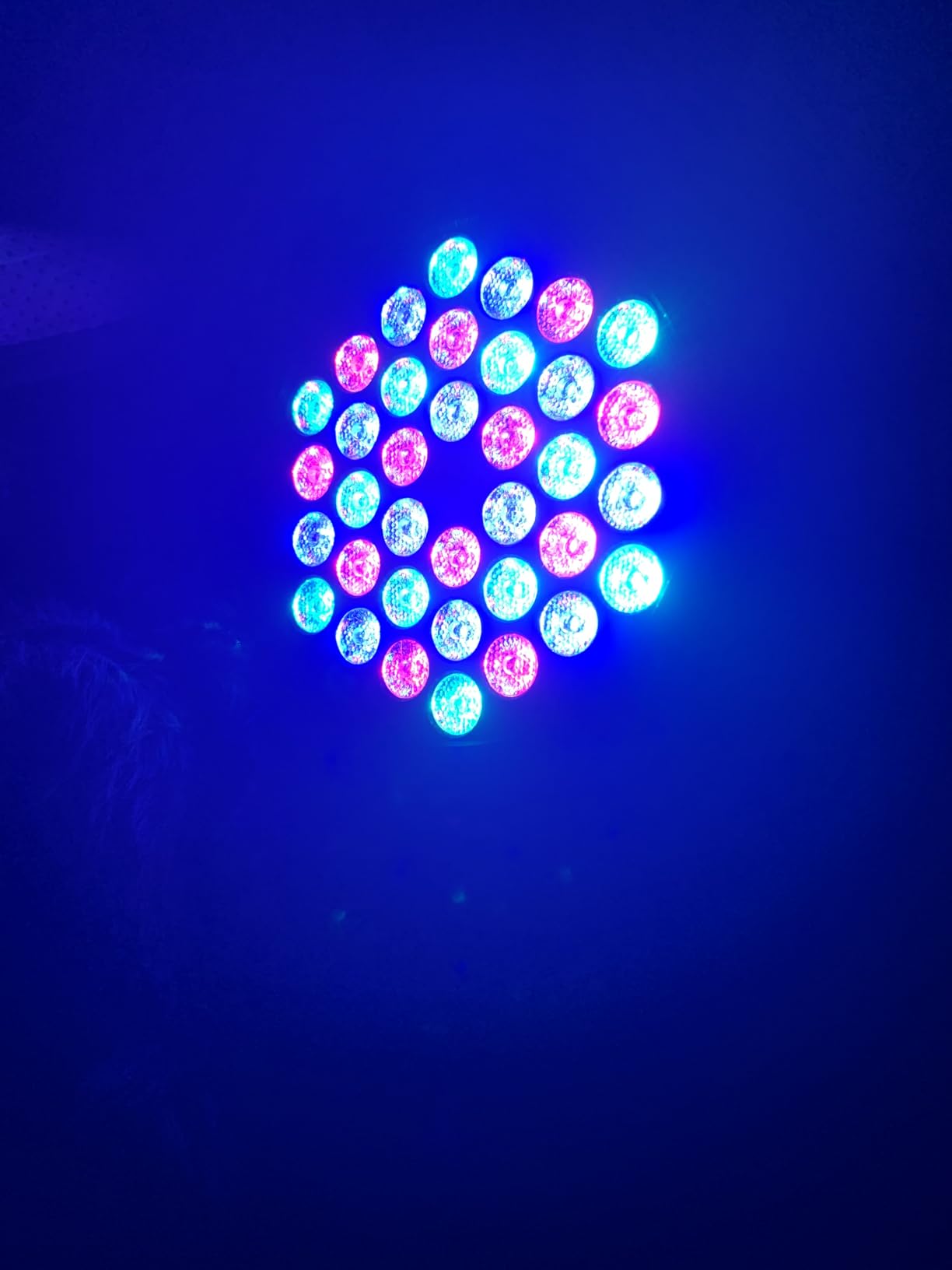 Stage Lights DJ Lights 36LED Par Lights - 4 Pack RGB Party Lights Uplights with Sound Activated Remote Control Stage Lighting for Disco Wedding Club Ba Christmas Party Lighting Outdoor customer photo 1