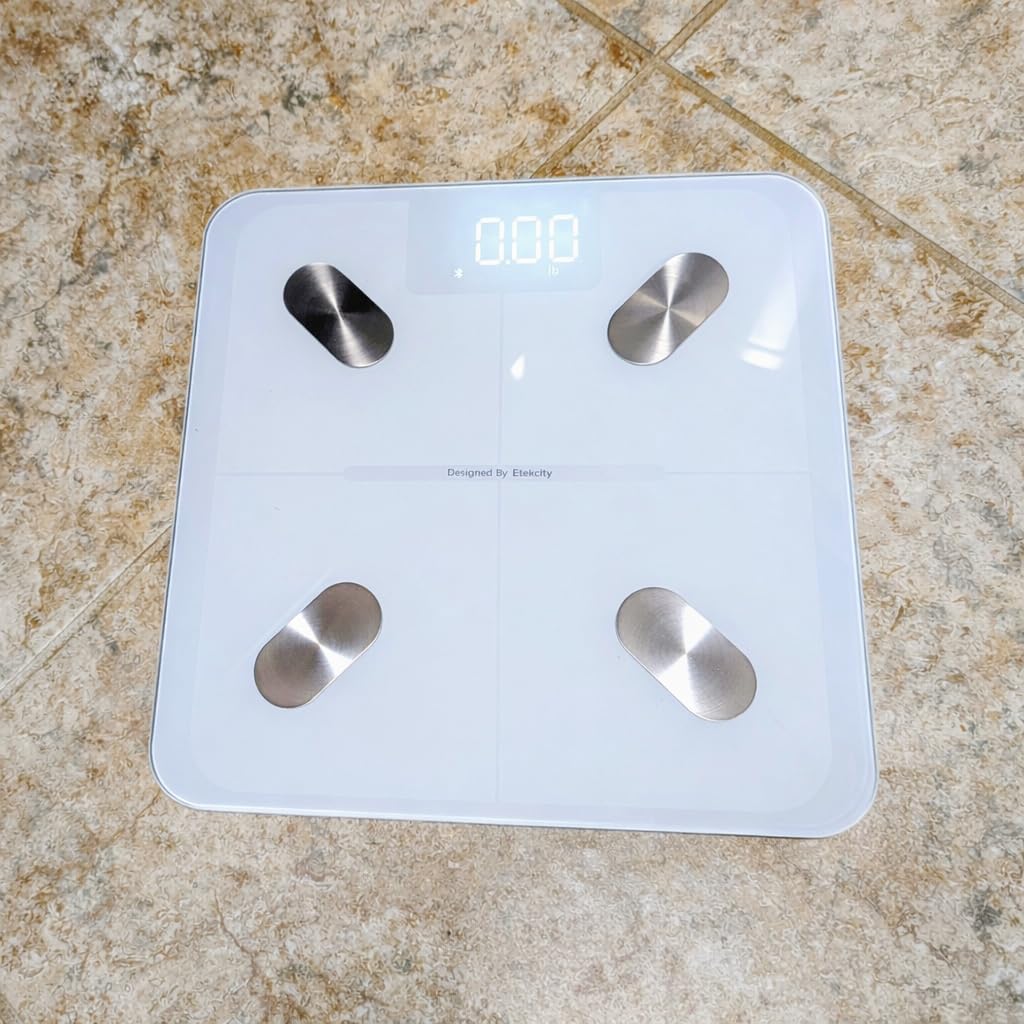 Etekcity Upgraded Smart Scale for Body Weight, FSA&HSA Eligible, Bathroom Digital Scale with BMI, Body Fat, Muscle Mass, 13 Metrics, Large Display, Offline Mode customer photo 1