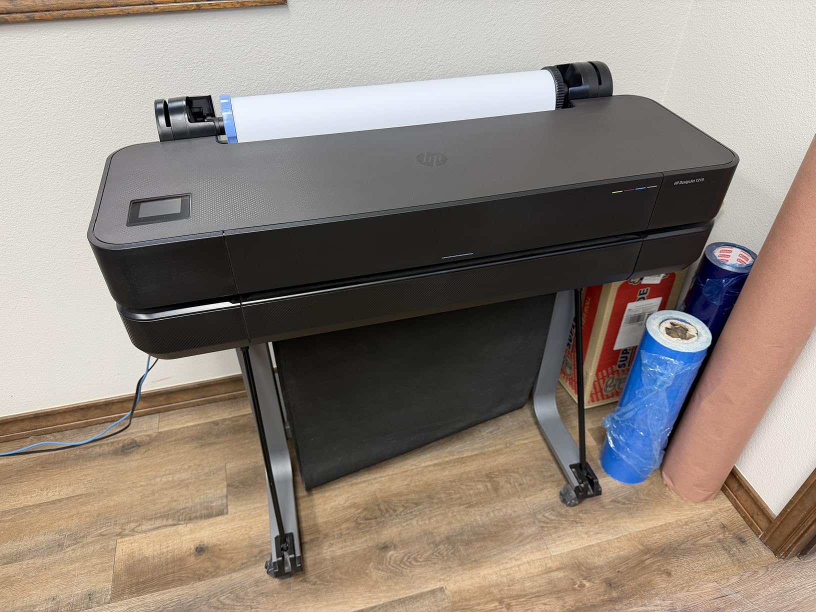 HP DesignJet T210 Large Format Color Plotter Printer - 24-inch, for Easy Wide Format CAD & Poster Prints (8AG32D) customer photo 2