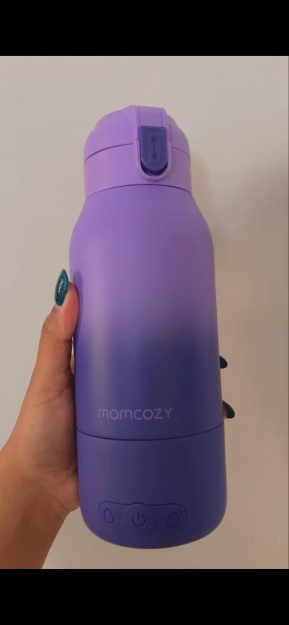 Momcozy Portable Bottle Warmer for Travel - Dual Heating Modes for Breast Milk & Water, Portable Milk Warmer with Fast Heating & Long Battery Life, 17 Ounces Large Capacity to Meet Your All-Day Needs customer photo 2