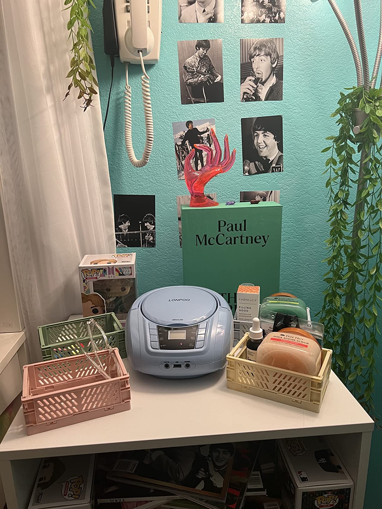 Compact Stereo System Speakers with CD Player, Bluetooth, FM Radio, Aux-in, USB-in, Earphone Jack, DSP-Tech, Remote, 30W Crisp-Sound Shelf Stereo System for Home (LP-886) customer photo 2