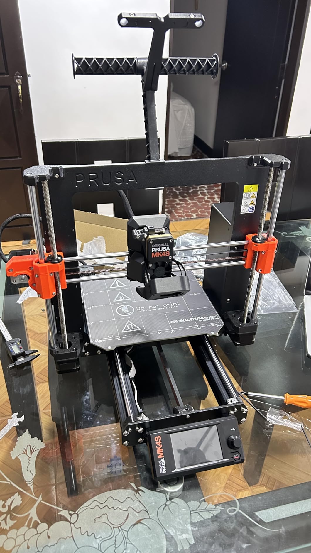 MK4S 3D Printer kit, Removable Sheets, Beginner-Friendly 3D Printer DYI Kit, Fun to Assemble, Automatic Calibration, Filament Sample Included, Print Size 9.84 x 8.3 x 8.6 in customer photo 1