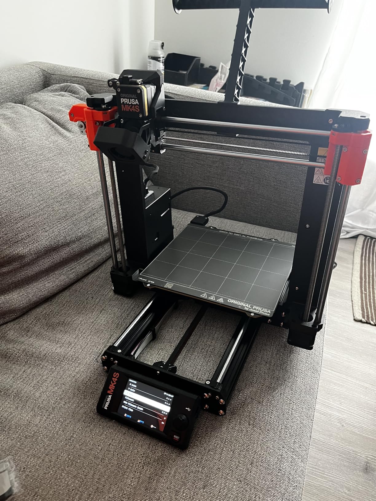 MK4S 3D Printer kit, Removable Sheets, Beginner-Friendly 3D Printer DYI Kit, Fun to Assemble, Automatic Calibration, Filament Sample Included, Print Size 9.84 x 8.3 x 8.6 in customer photo 2