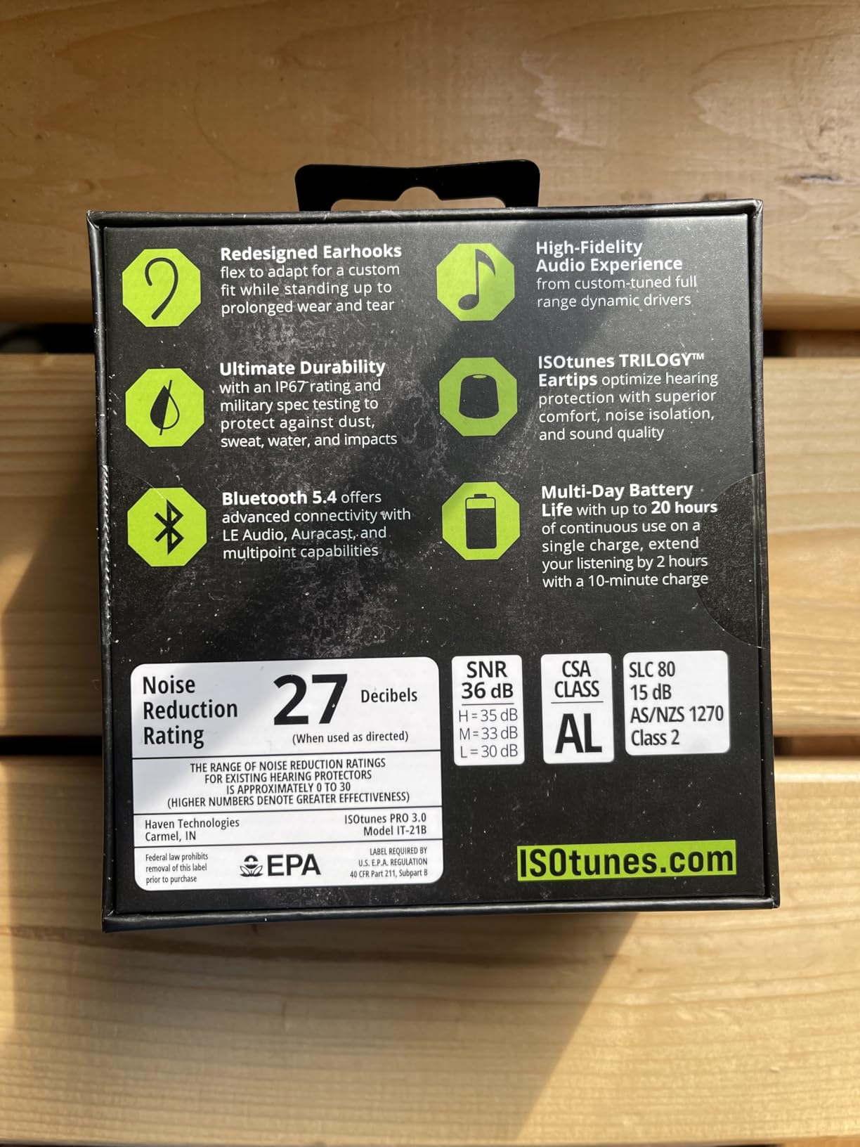 ISOtunes PRO 3.0 Bluetooth Hearing Protection Earbuds - OSHA Approved, 27dB NRR, 20 Hour Battery Life customer photo 1