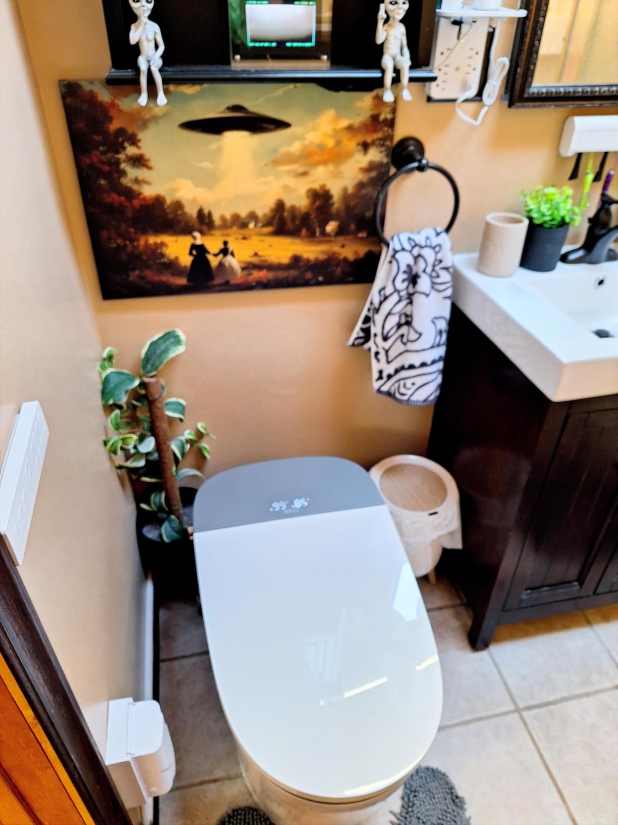EPLO Smart Toilet Bidet with Auto Open Close, 1000 Gram MaP Flush Score, Foam Dispenser, ADA Comfort Height, Blackout Flush, Auto Flush, Heated Seat, One Piece Elongated Toilet with Tank Built in U8MAX customer photo 1