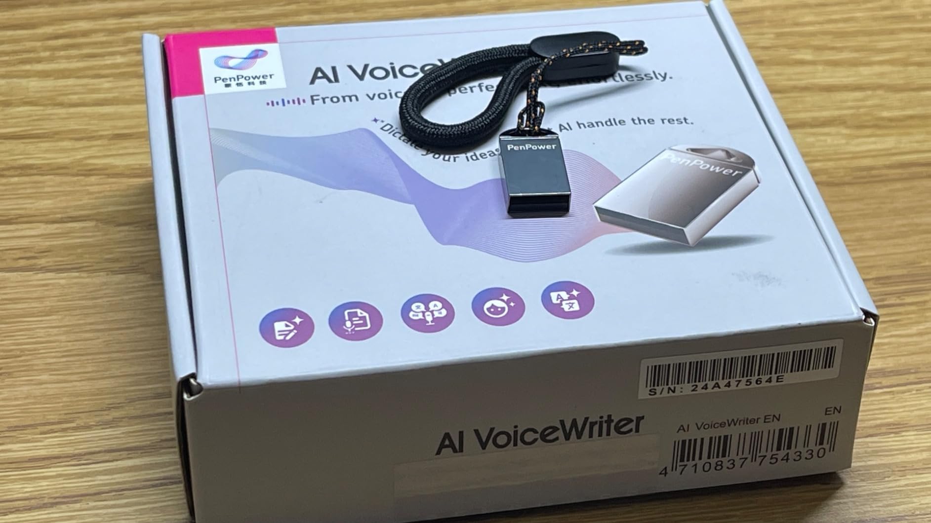 AI VoiceWriter - Smart Dictation & AI Writing Assistant for Windows & Mac | USB Dongle & Mobile App for Voice Input, Proofreading, Rewriting & Multilingual Support customer photo 2