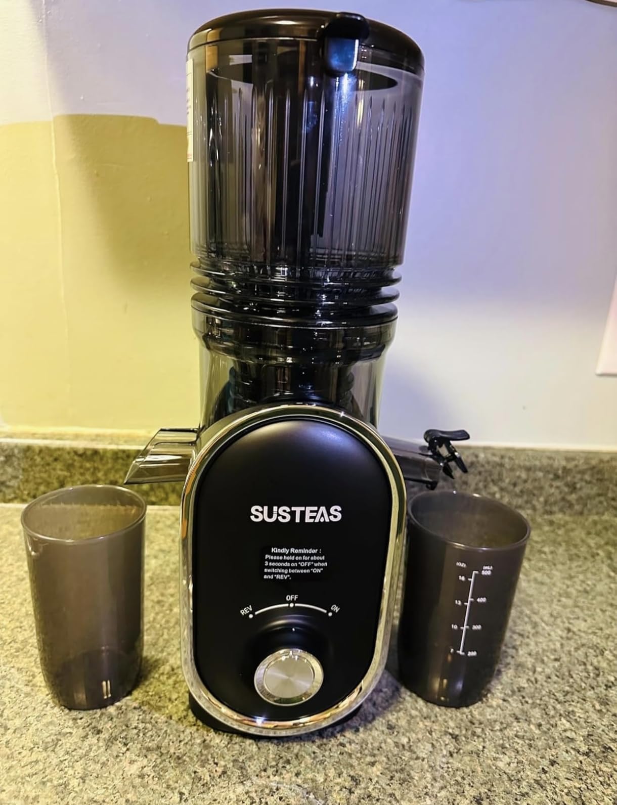 SUSTEAS Cold Press Juicer, 5.3
