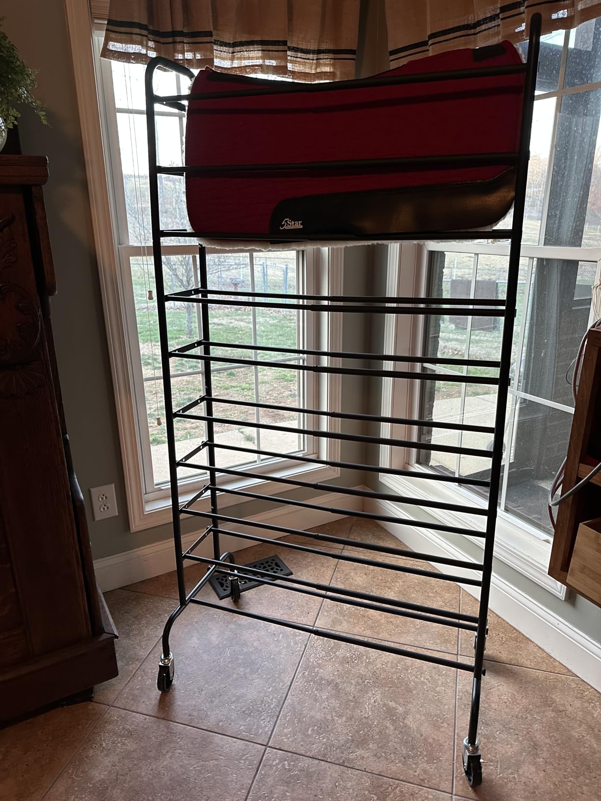 STORAGE MANIAC 10-Tier Expandable Shoe Rack, 44 Pairs Tall Vertical Shoe Rack, Heavy-Duty Metal Adjustable Shoes Organizer for Closet, Entryway, Hallway, Garage, Front Door, Shoes Shelves, Black customer photo 2