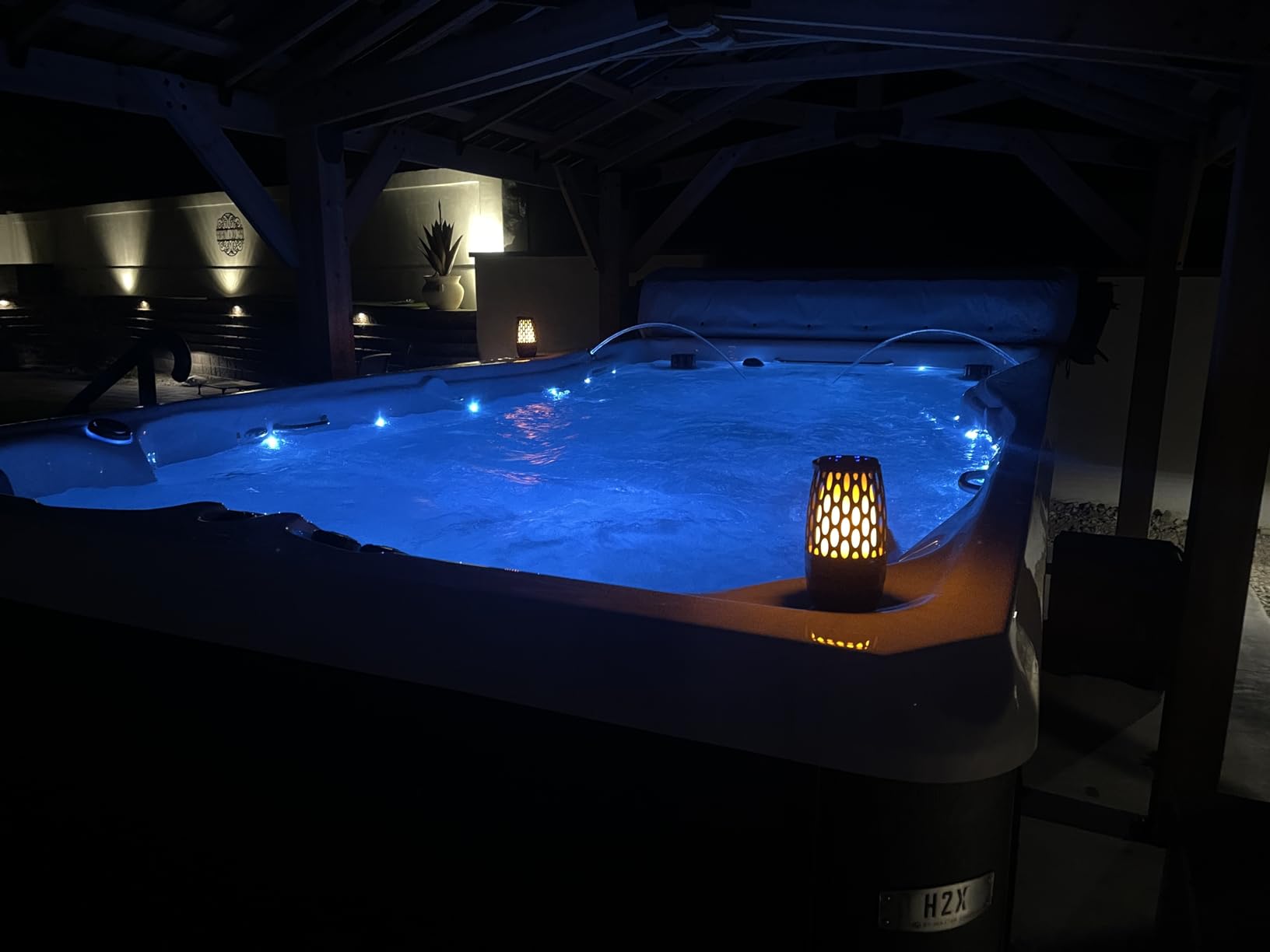 FROG @Ease Floating System for Swim Spas - Quick & Easy Self-Regulating Swim Spa Sanitizer - Swim Spa Maintenance System with Sanitizing Minerals & SmartChlor Technology customer photo 2