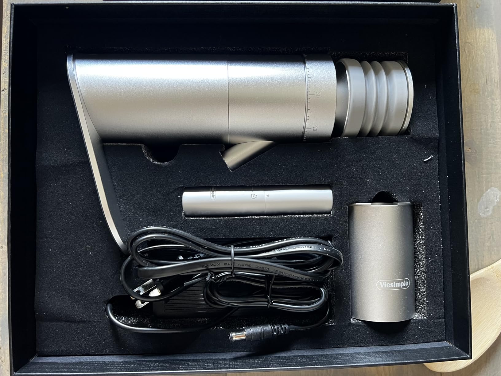 Viesimple Gen 4 Single Dose Burr Coffee Grinder with Magnetic Dosing Cup customer photo 2