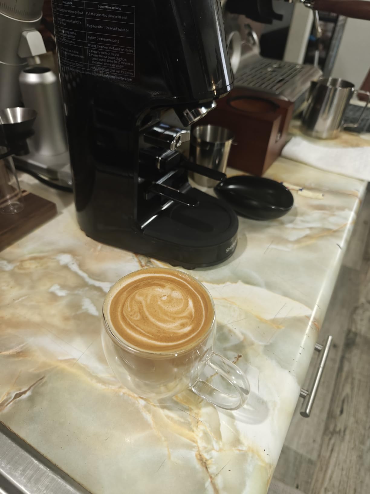 SHARDOR Professional 64mm Burr Coffee Grinder with 100 Grind Settings and All-Metal Chamber customer photo 1
