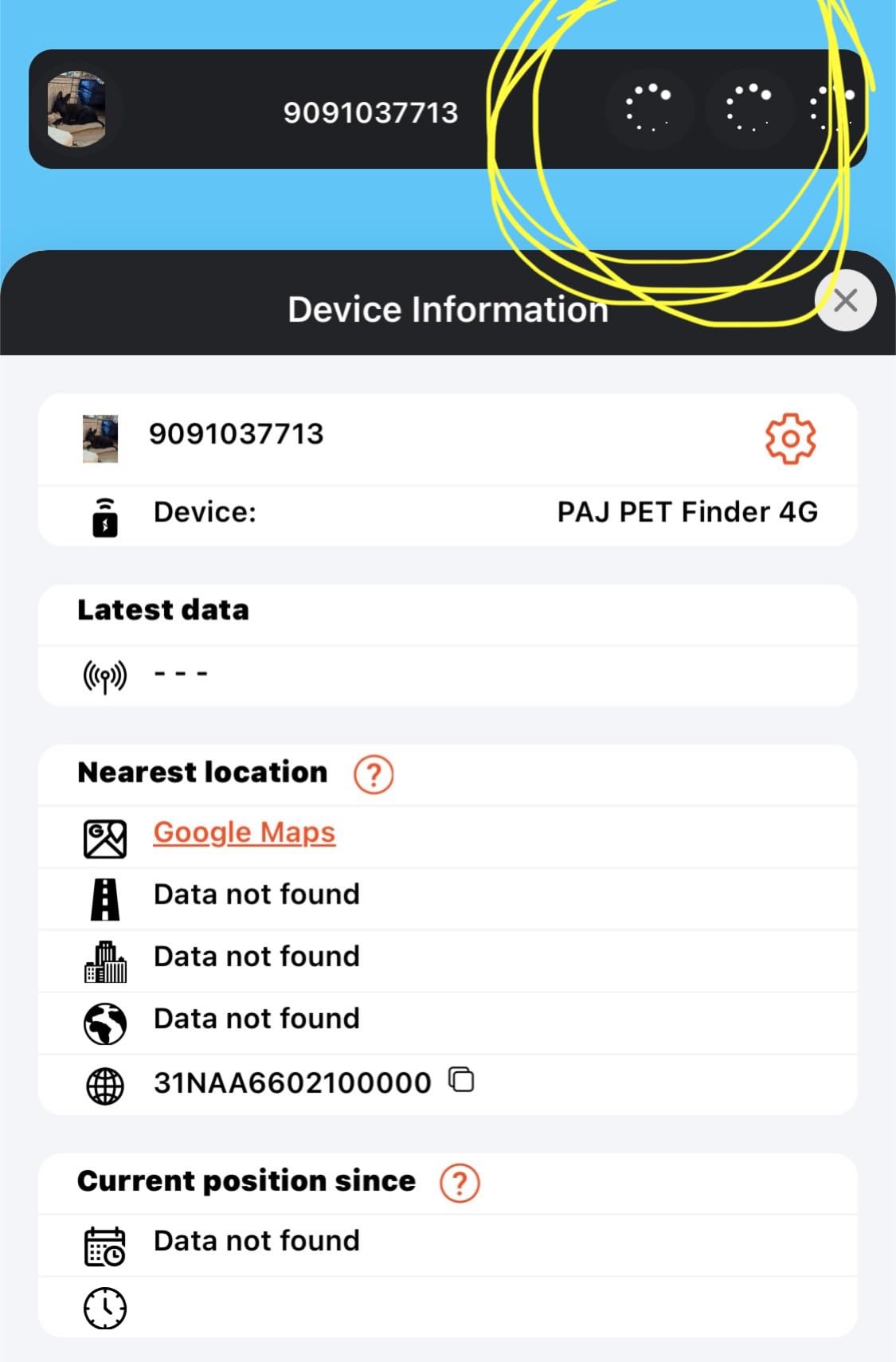 PAJ GPS Dog Tracker - 4G Real-Time Tracking & Runaway Alerts - Waterproof, Long-Range, Smart App Monitor Health & Activity - Fits Any Collar, Mini Device Navigator Chip - Subscription Required - Black customer photo 2