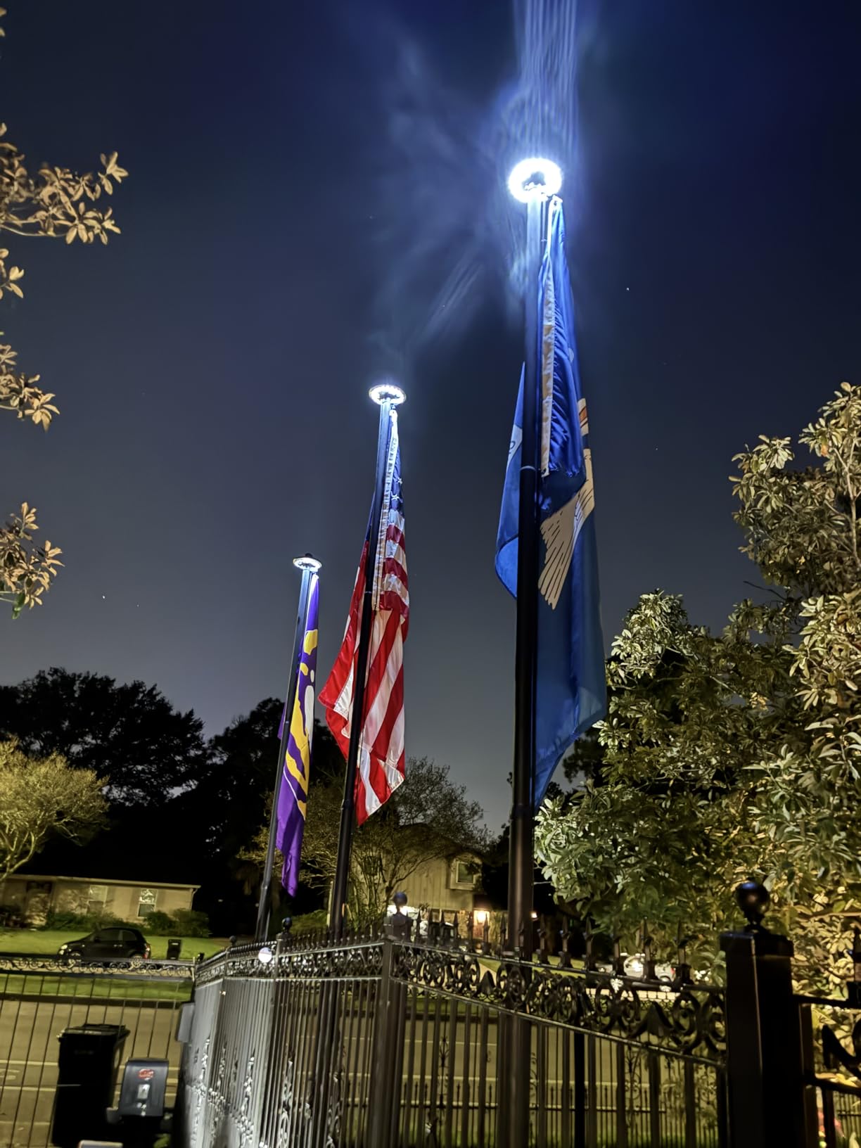 25FT Heavy Duty Flag Pole - Wind-Resistant Tapered Design, 2.7