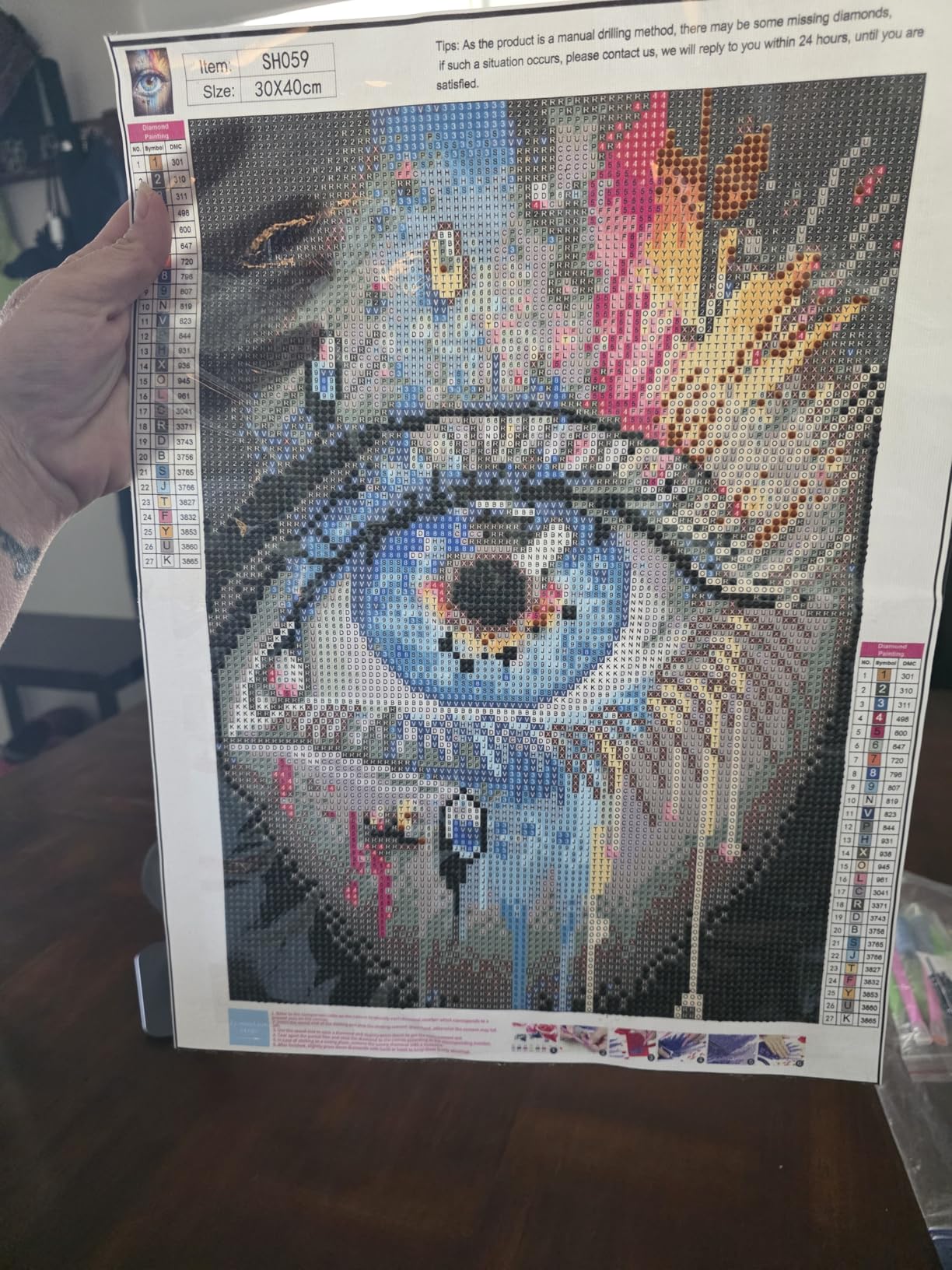 SHICERNHJ Hummingbird Diamond Art Kits for Adults,DIY Bird Diamond Painting Kits Round Diamond Dots for Adults,5D Full Drill Painting Kit Art and Crafts for Adult Home Wall Decor 14 X 14inch customer photo 2