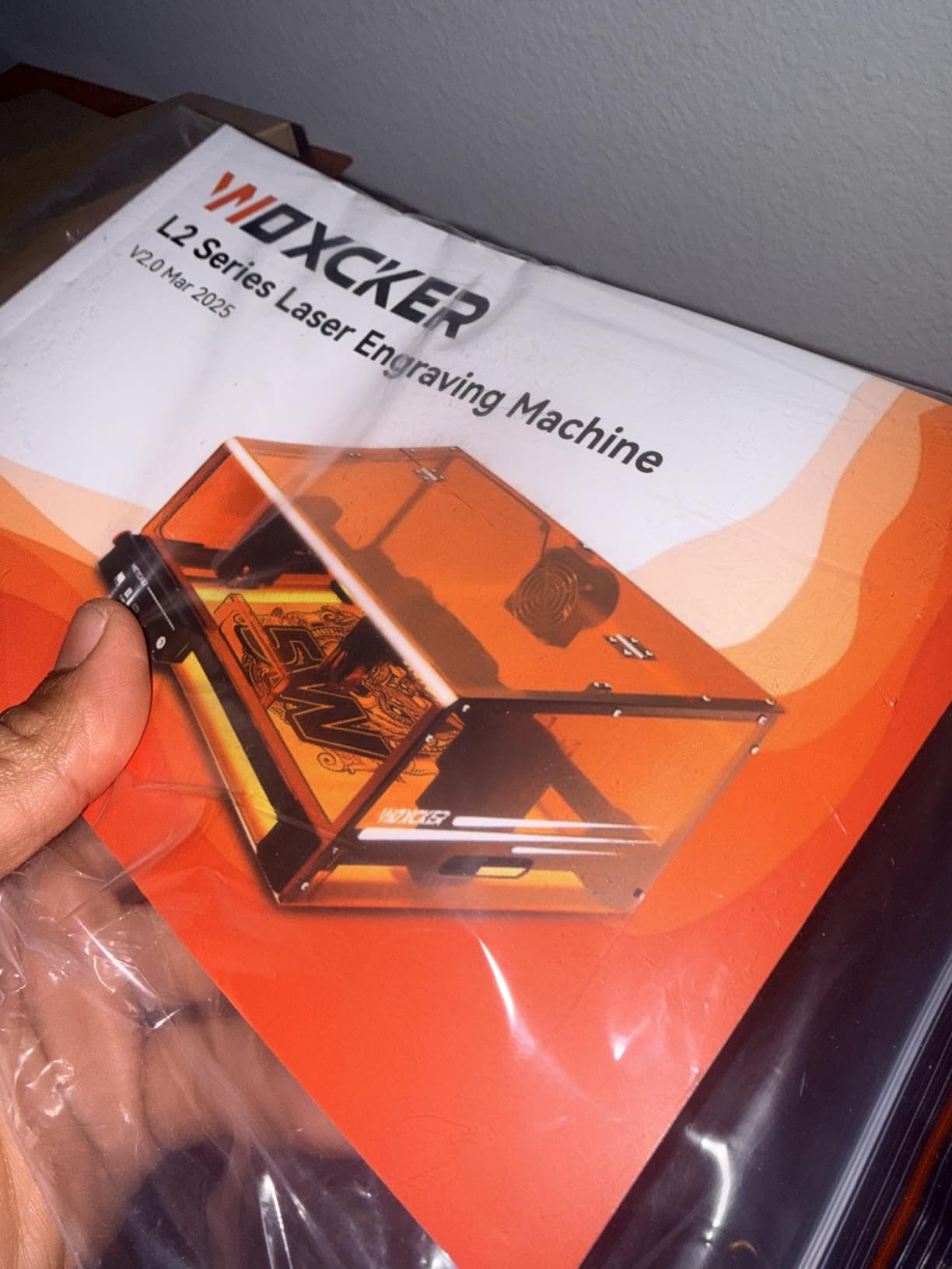 Laser Engraver, Woxcker L2 MAX 10W Enclosure Laser Cutter and Engraver Machine, 300x300mm Bed Size CNC Engraving Machine customer photo 2