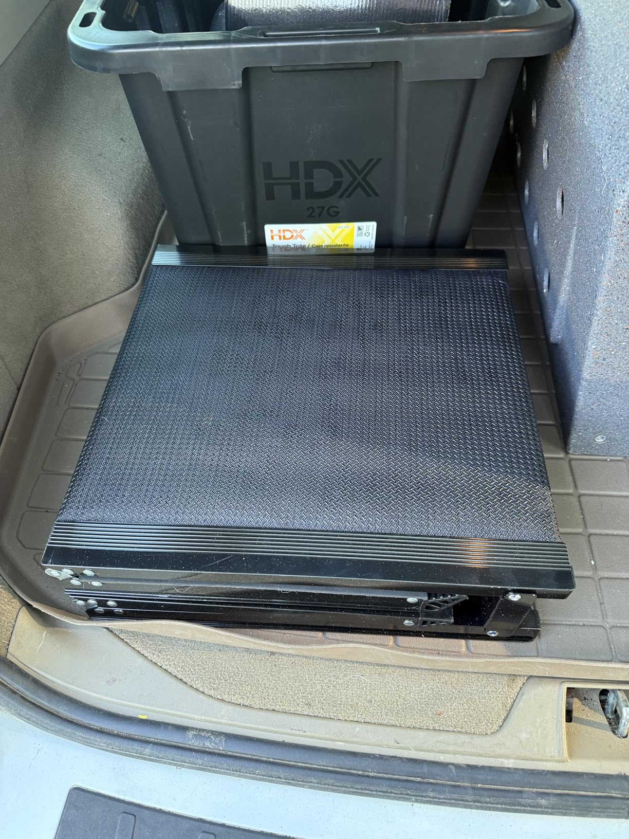 Dog Ramp, Dog Ramp for Car with Anti-Slip Surface, 63''x17.3'' Folding Pet Ramp for Large Dogs to Get on Truck SUV Van Up to 250LBS, Car Ramp for Dogs Dog Stairs for Bed Couch Outdoor Indoor customer photo 1