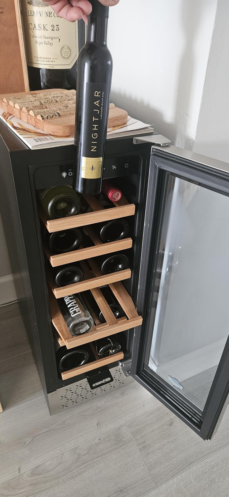 Tylza Commercial Refrigerator with Glass Door Display Beverage Fridge, 360L Upright Beverage Cooler Merchandiser customer photo 2
