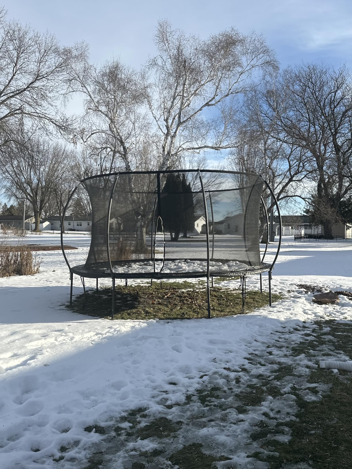 Gigu 10FT 12FT 14FT 15FT 16FT Recreational Trampolines with Enclosure Net and Ladder and Anti-Rust Coating, ASTM Approved Trampoline Outdoor for Kids and Adults Outdoor Yard Trampolines customer photo 1
