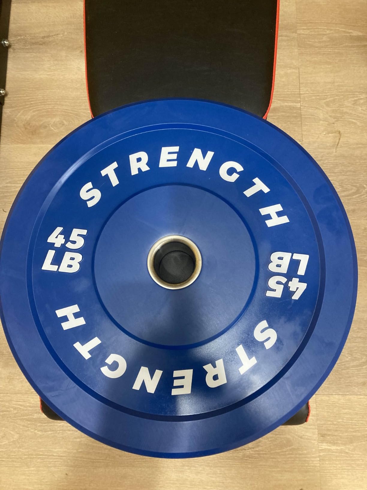 Rendpas Premium Color-Coded Rubber Bumper Plates Set - 2 Inch Olympic Weight Plates for Home Gym Cross and Strength Training customer photo 2