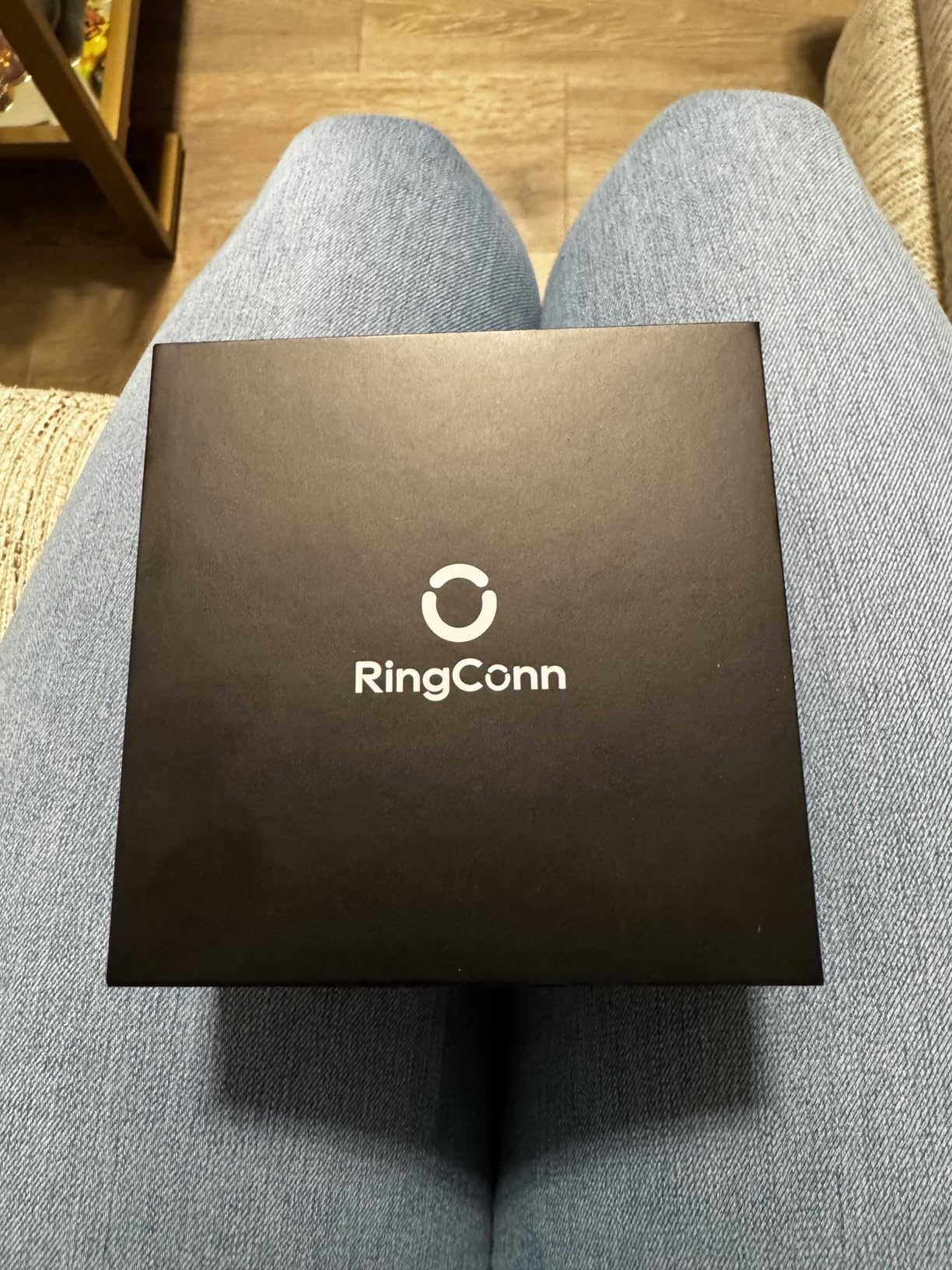 RingConn Gen 2 Air, Ultra-Thin AI Smart Ring, 10-Day Battery Life, Fitness/Sleep/Stress/HR Tracker for Women&Men, No App Fee for Standard Features, iOS & Android Compatible (Size 10, Dune Gold) customer photo 2