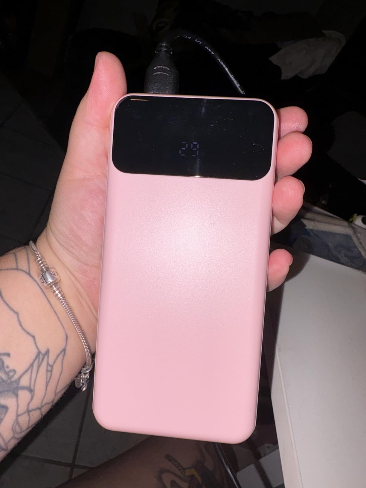 Portable Charger Power Bank 50000mAh Battery Pack, 22.5W Fast Charging PowerBank with Built in Cables,Travel Essential USB-C Portable Phone Charger for iPhone Samsung Pixel Android iPad customer photo 2